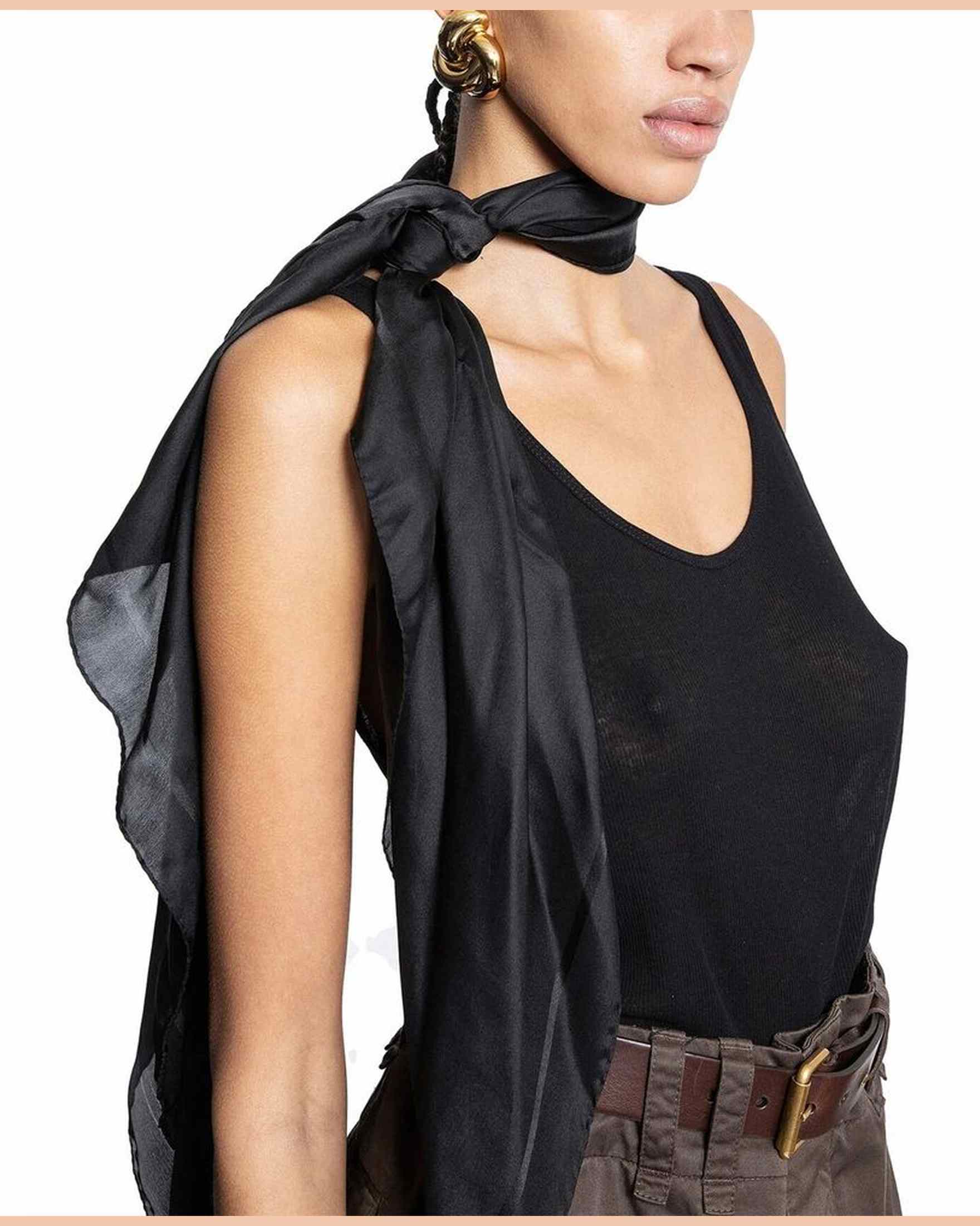 Saint Laurent Silk Scarves Glam Steals