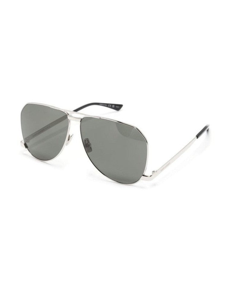Saint Laurent Silver Metal Sunglasses Glam Steals