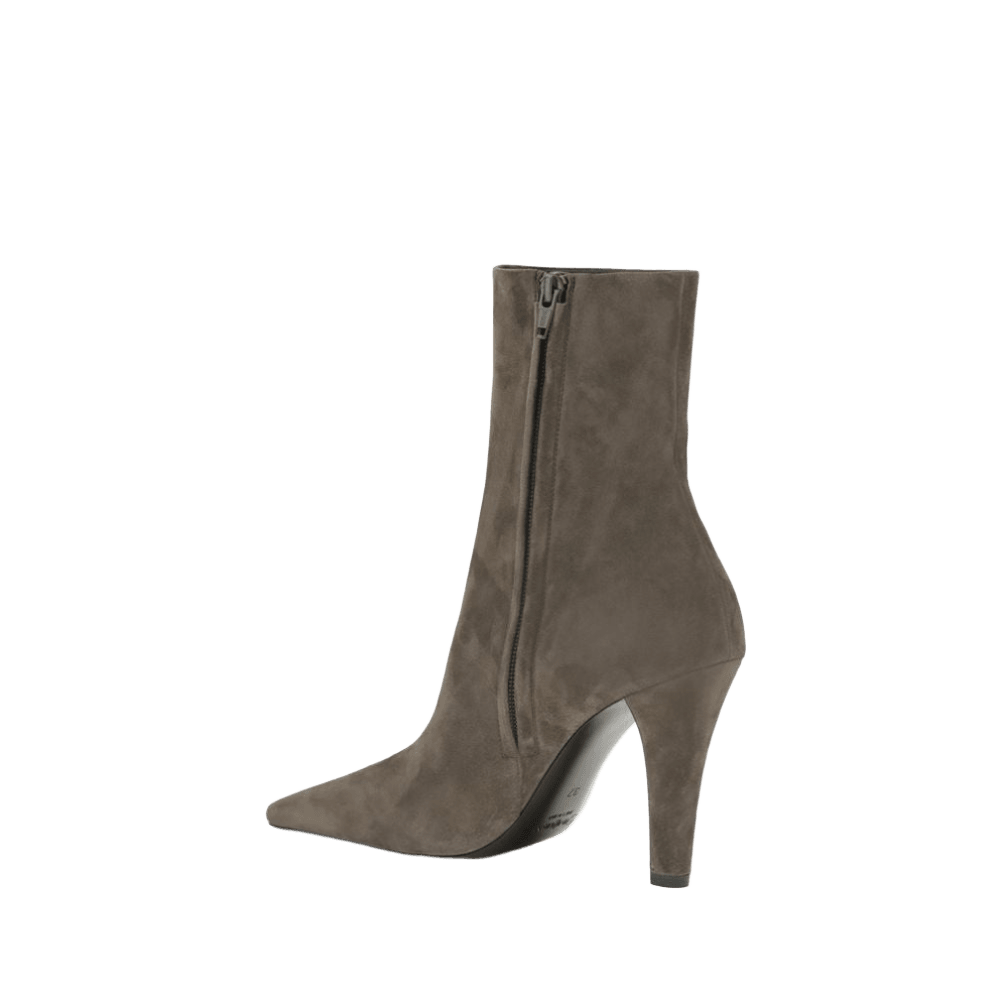 Saint Laurent Suede Jill Ankle Boots Glam Steals