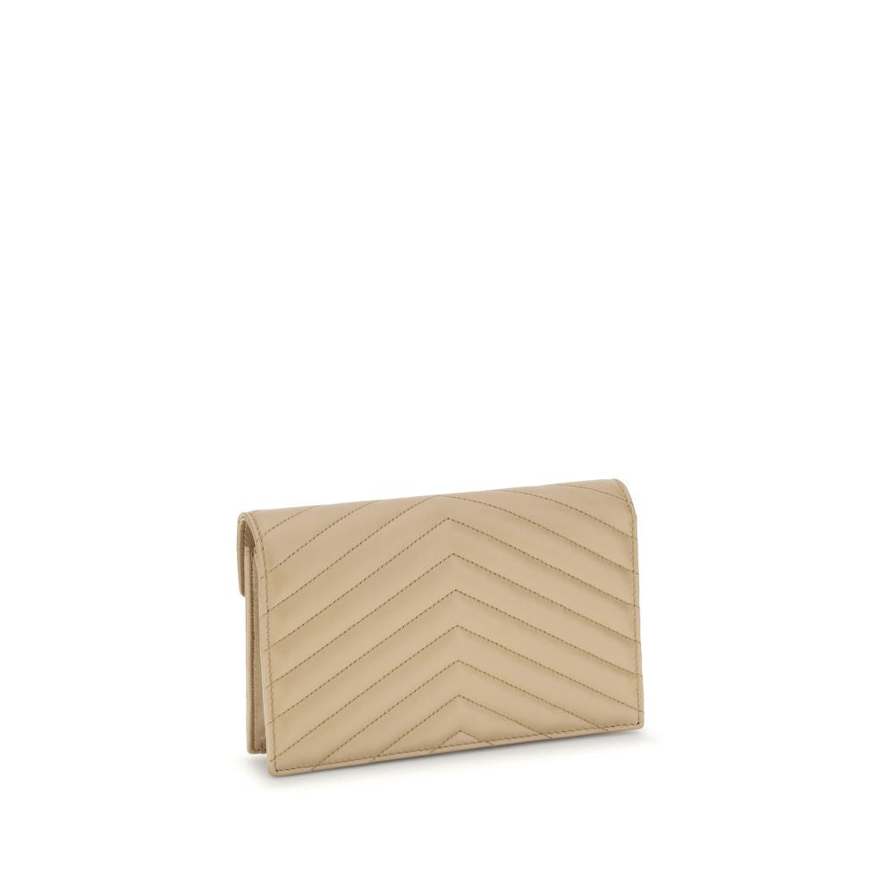 Saint Laurent Wallet with Shoulder Strap Glam Steals