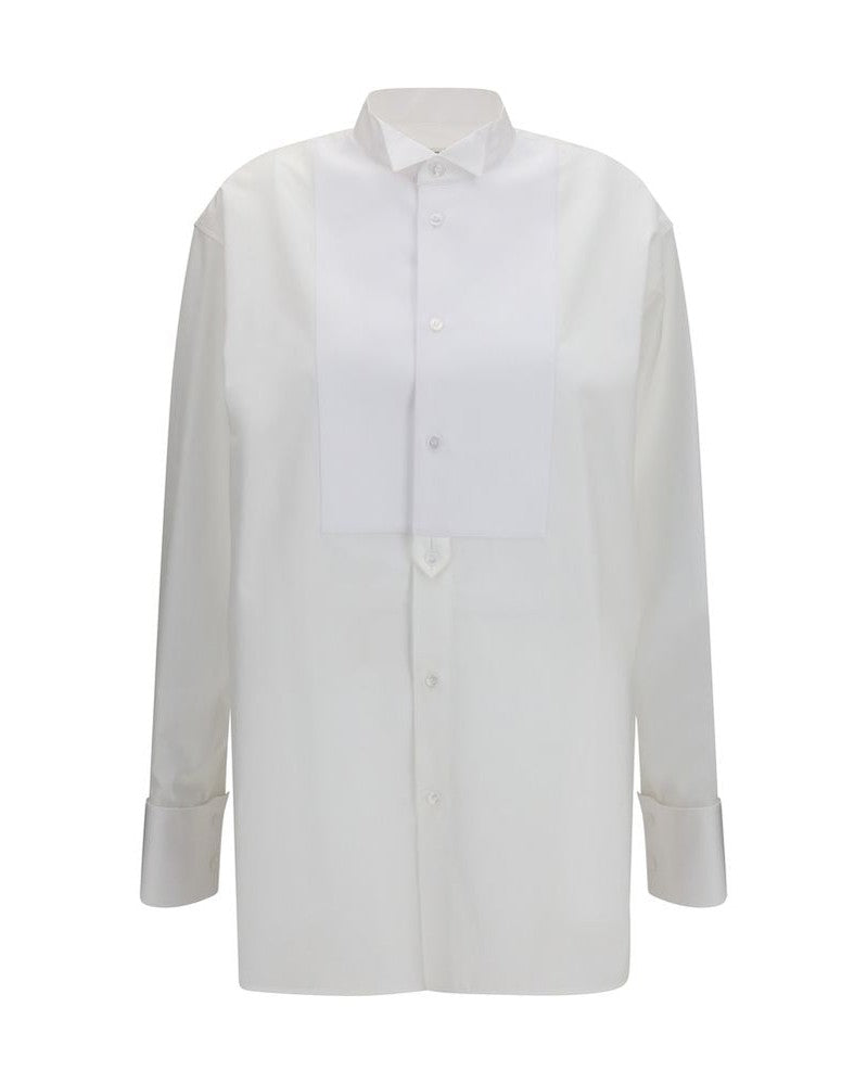 Saint Laurent White Cotton Dress Shirt Glam Steals