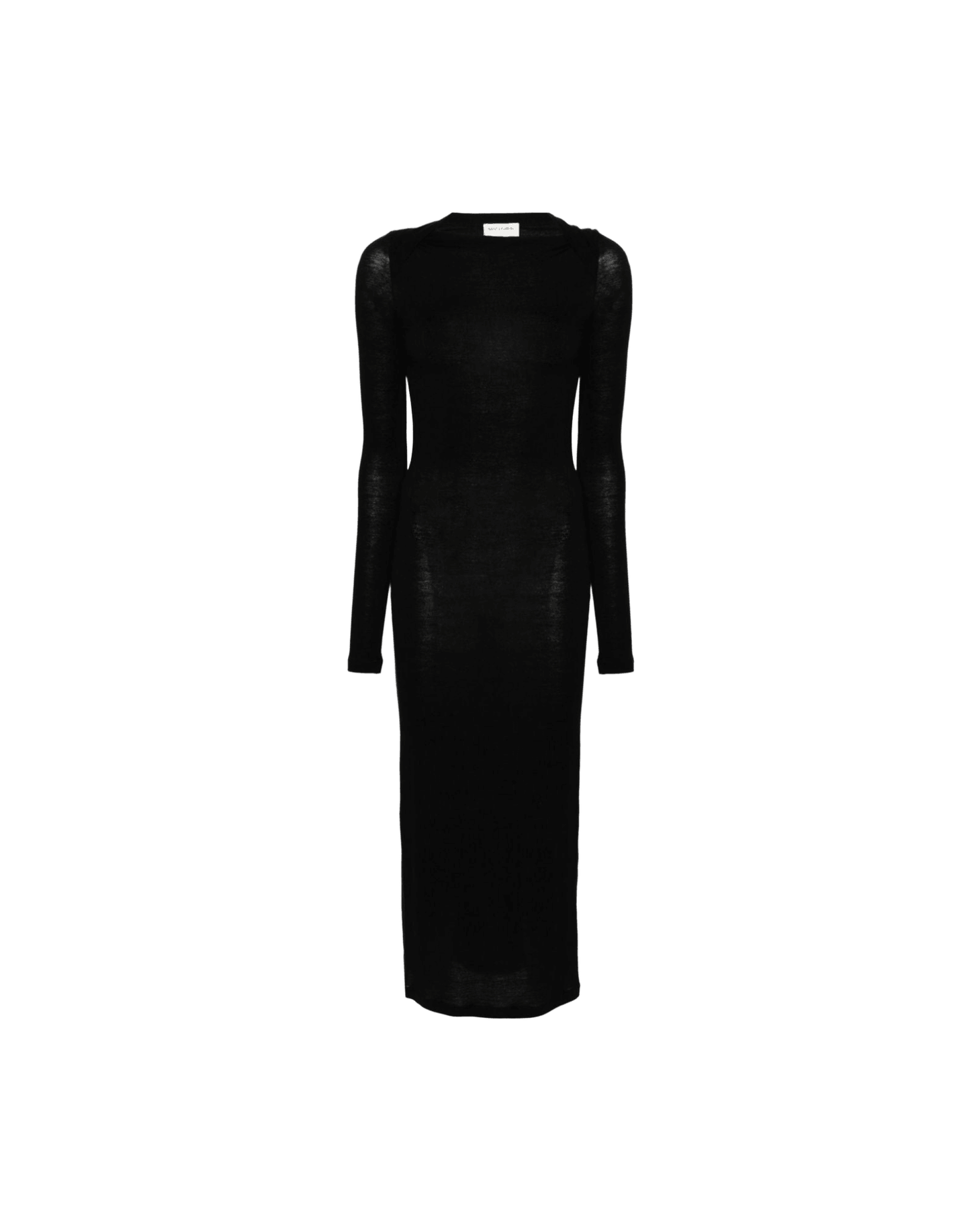 Saint Laurent Wool Blend Long Pencil Dress Glam Steals