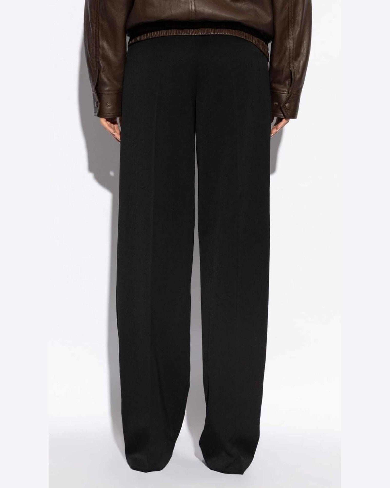 Saint Laurent Wool Grain De Poudre Trouser Glam Steals