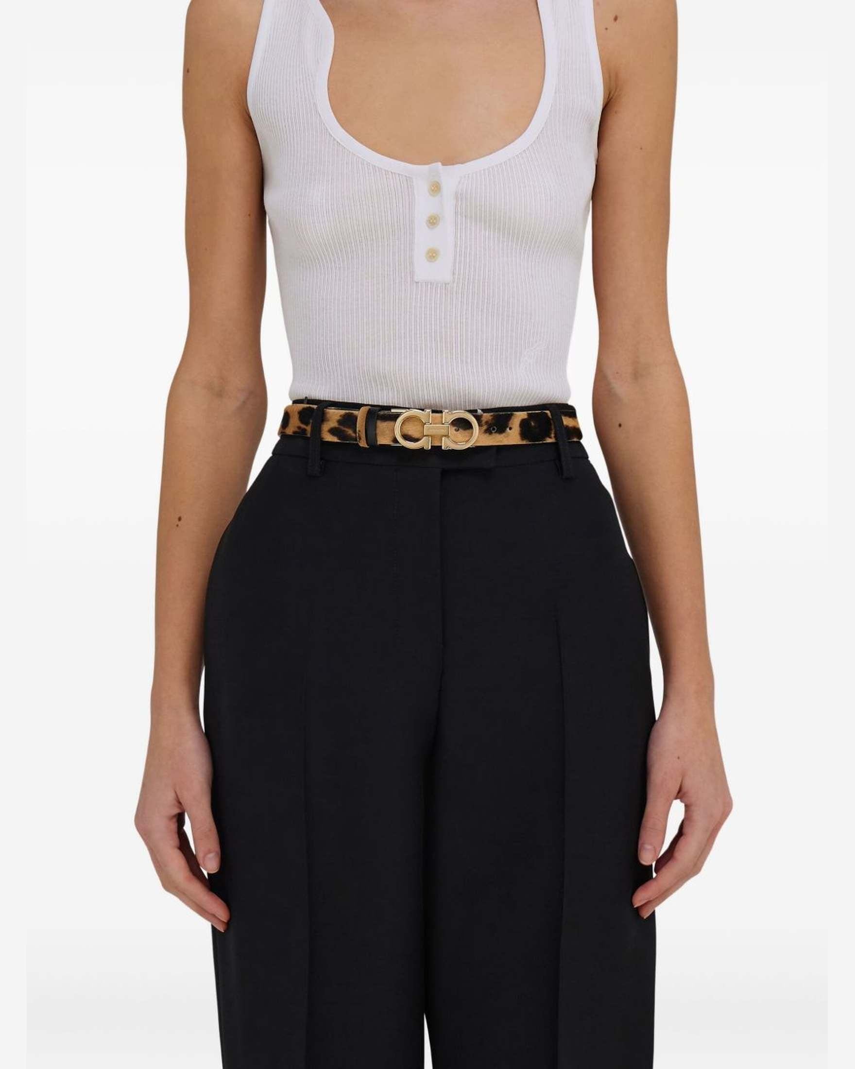 Salvatore Ferragamo Adjustable Gancini Belt Glam Steals