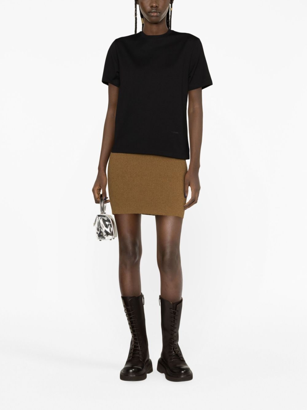 Salvatore Ferragamo Black T-shirt and Polo Glam Steals