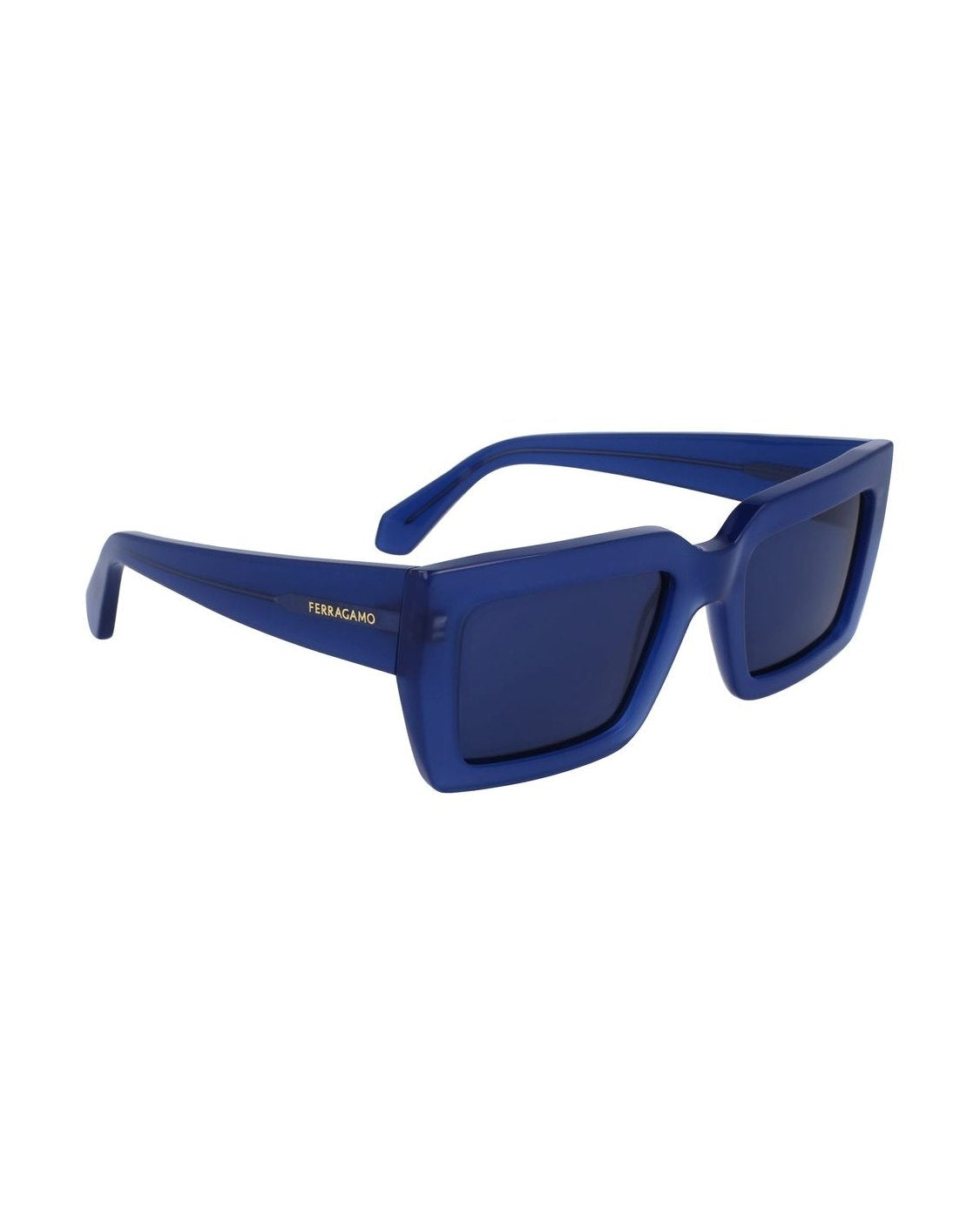 Salvatore Ferragamo Blue Acetate Sunglasses Glam Steals