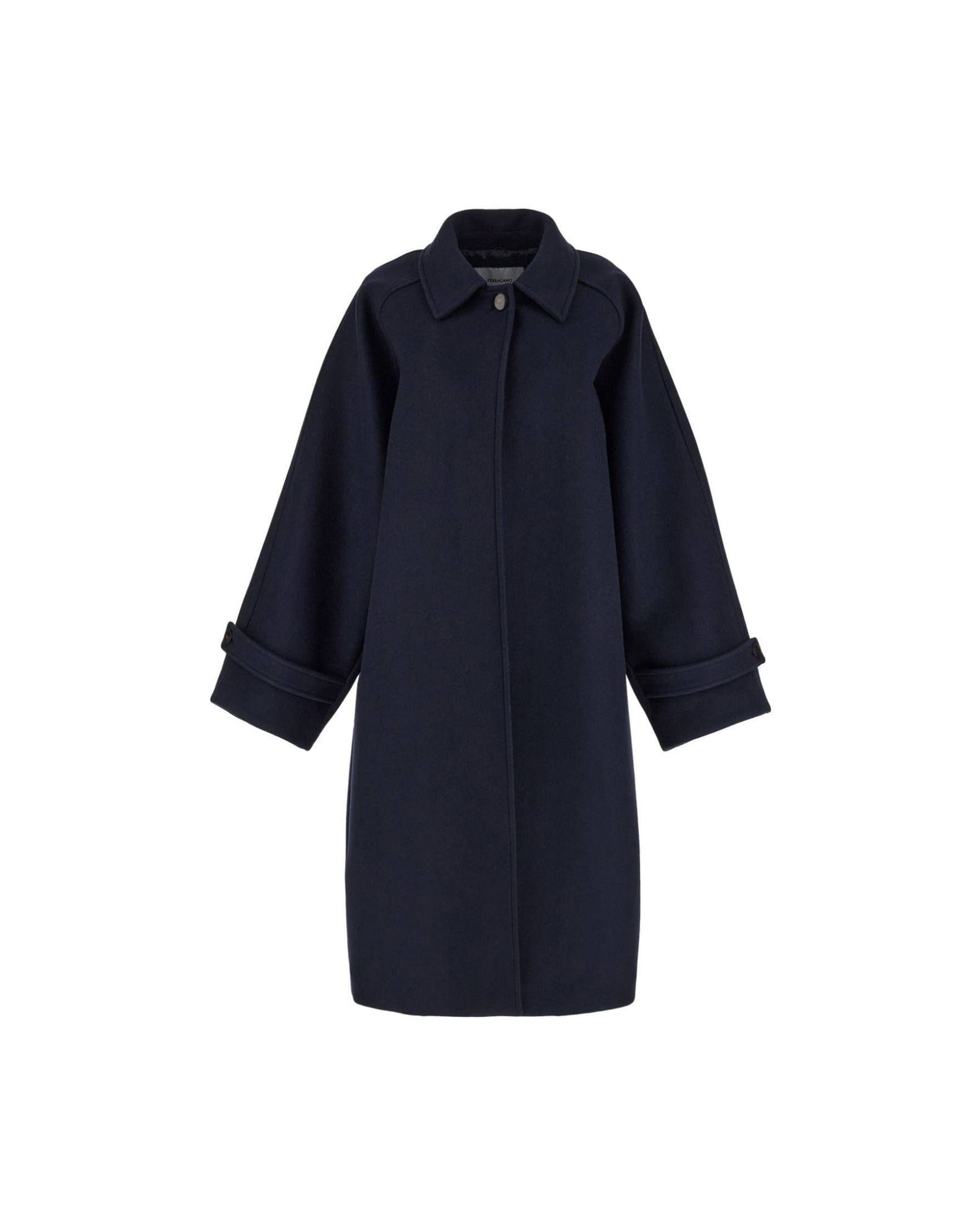 Salvatore Ferragamo Blue Coat Glam Steals