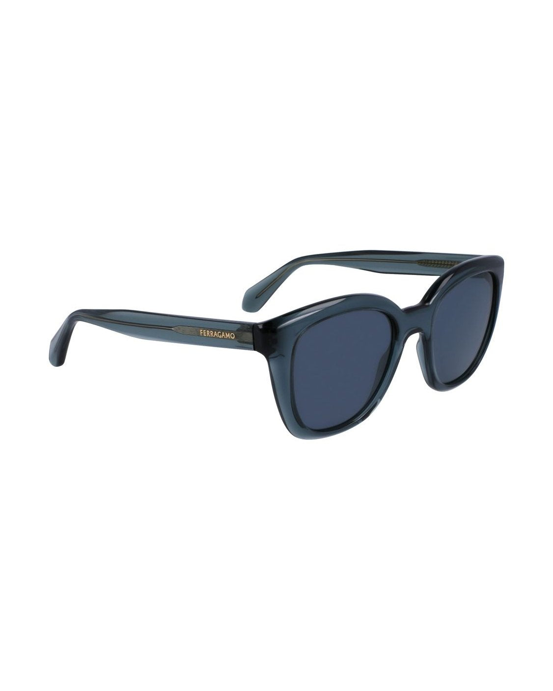 Salvatore Ferragamo Blue Injected Sunglasses Glam Steals