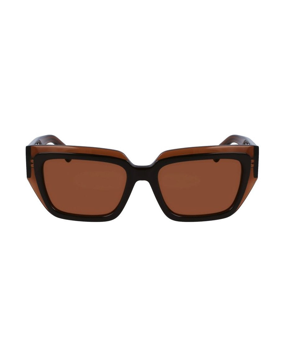Salvatore Ferragamo Brown Acetate Sunglasses Glam Steals