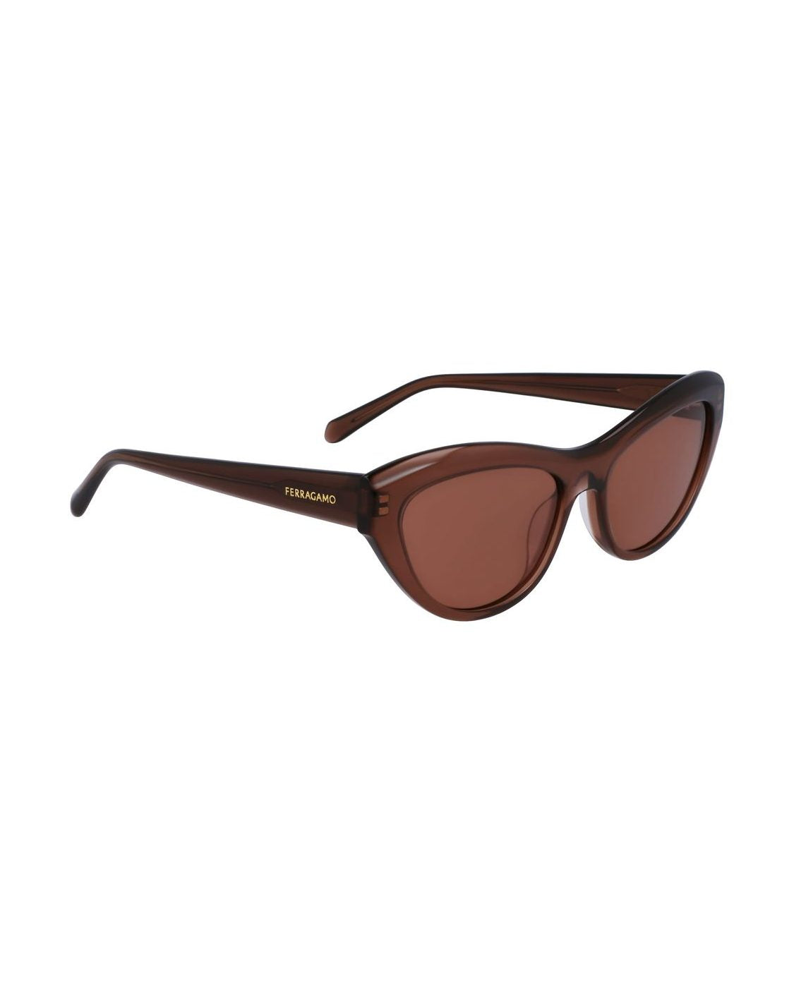 Salvatore Ferragamo Brown Acetate Sunglasses Glam Steals