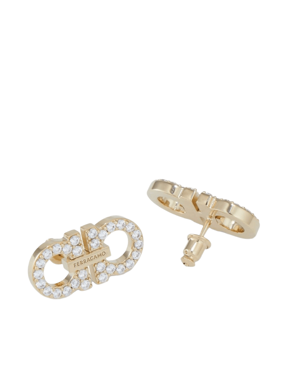 Salvatore Ferragamo Double Gancini Earrings Glam Steals