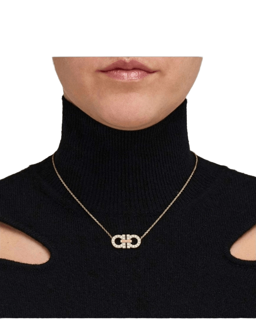 Salvatore Ferragamo Gancini Pendant Necklace Glam Steals