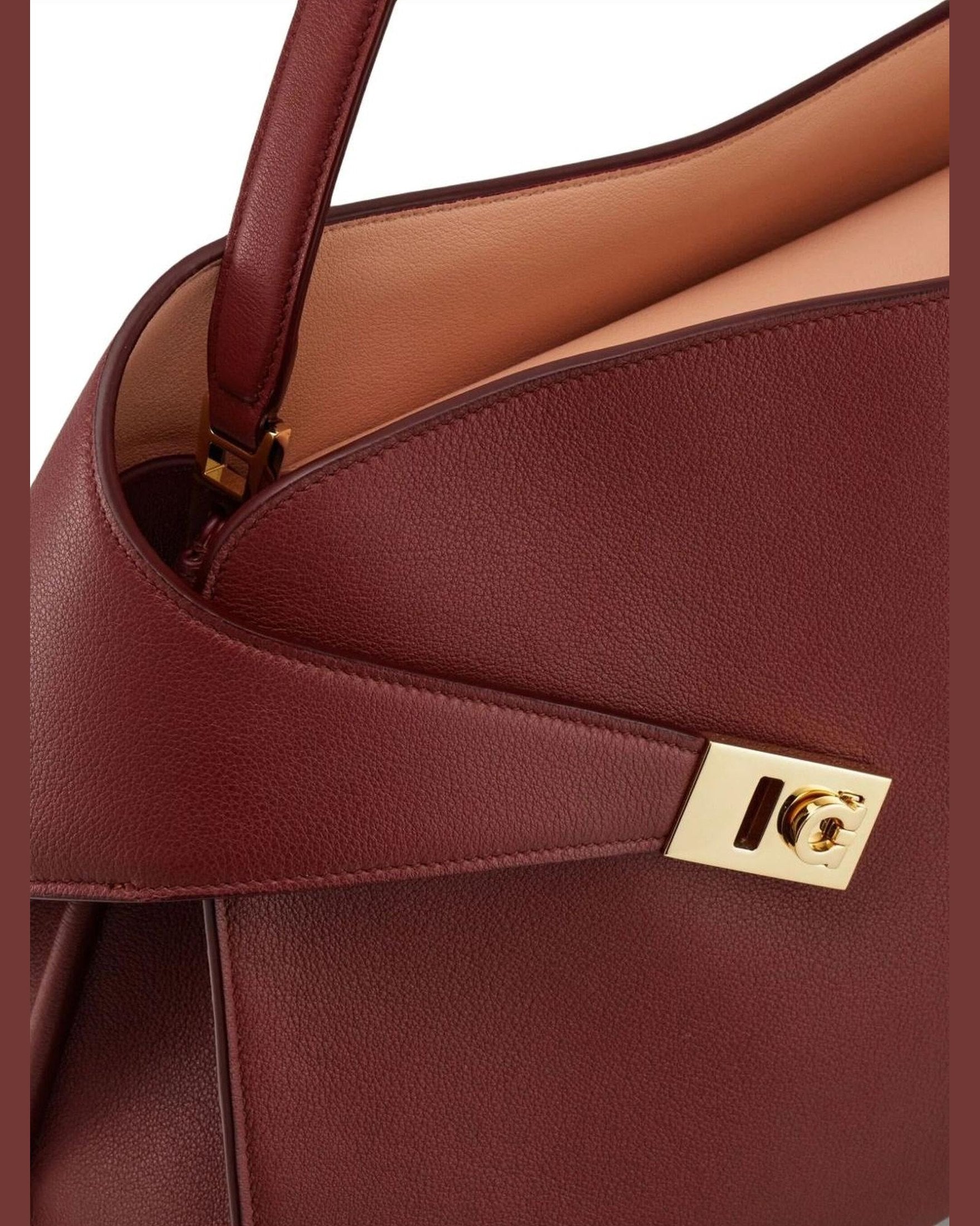 Salvatore Ferragamo Hug Soft Two Tone Shoulder Bag Glam Steals