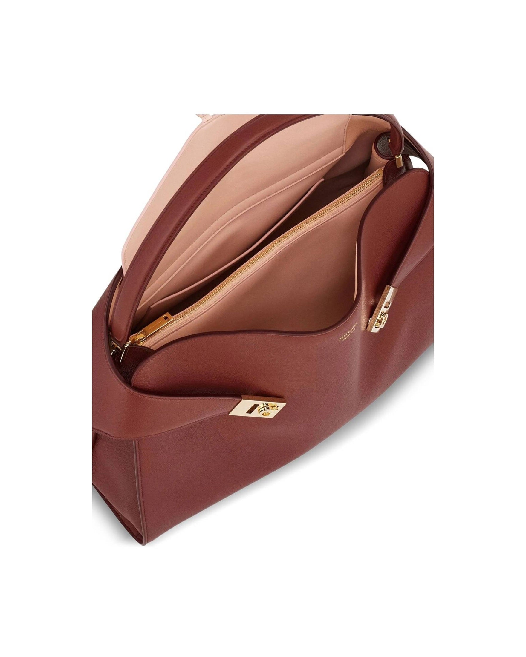 Salvatore Ferragamo Hug Soft Two Tone Shoulder Bag Glam Steals