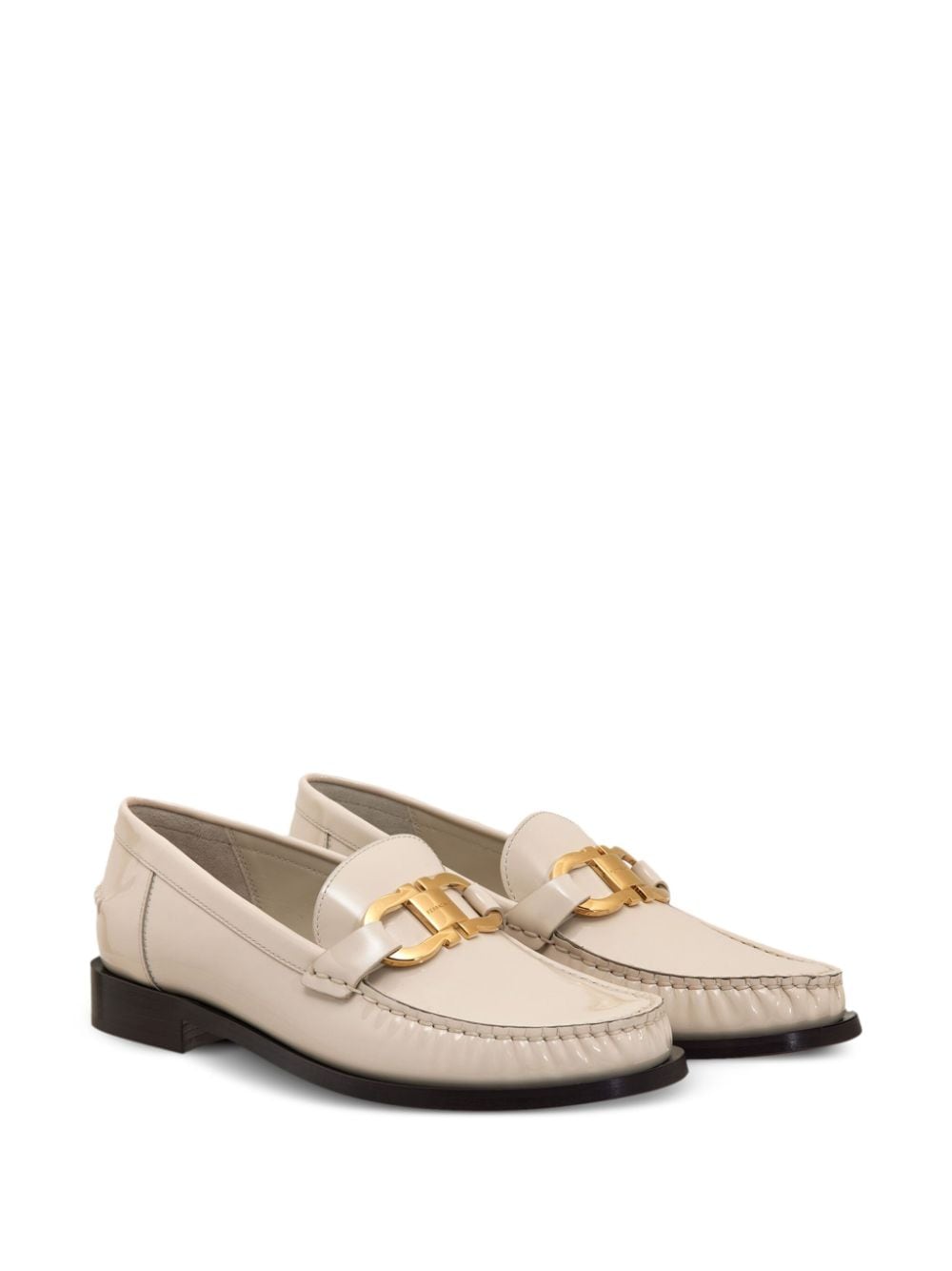 Salvatore Ferragamo Leather Gancini Loafers Glam Steals