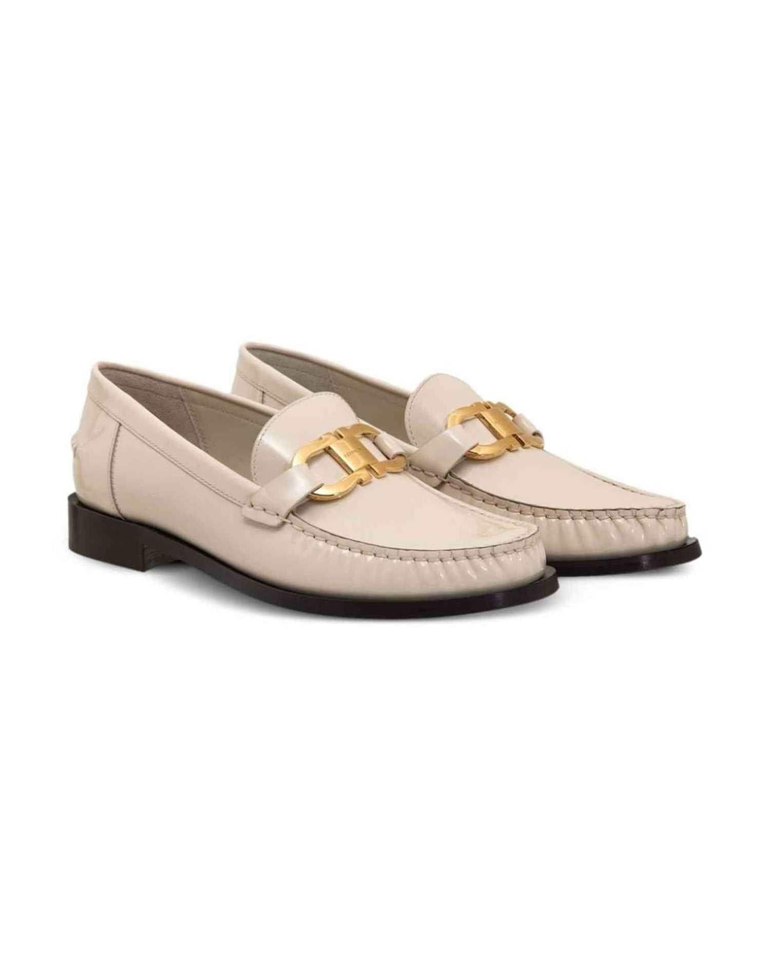 Salvatore Ferragamo Leather Gancini Loafers Glam Steals