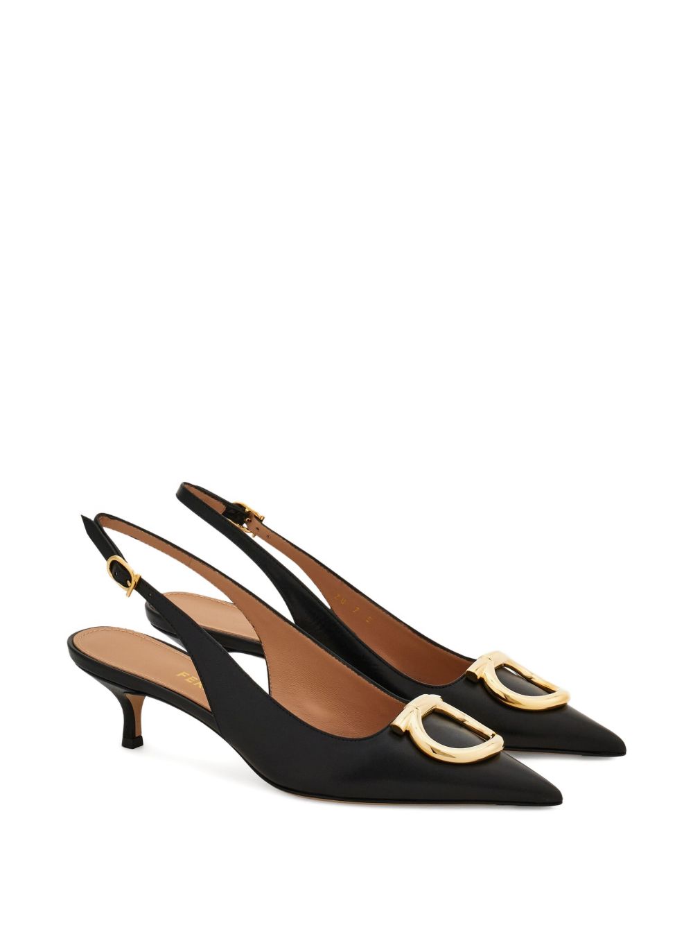 Salvatore Ferragamo Maxi Gancini Slingback Glam Steals