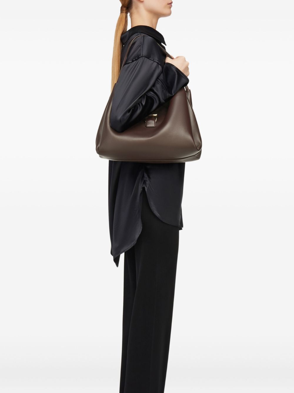 Salvatore Ferragamo Medium Gancini Clasp Tote Bag Glam Steals