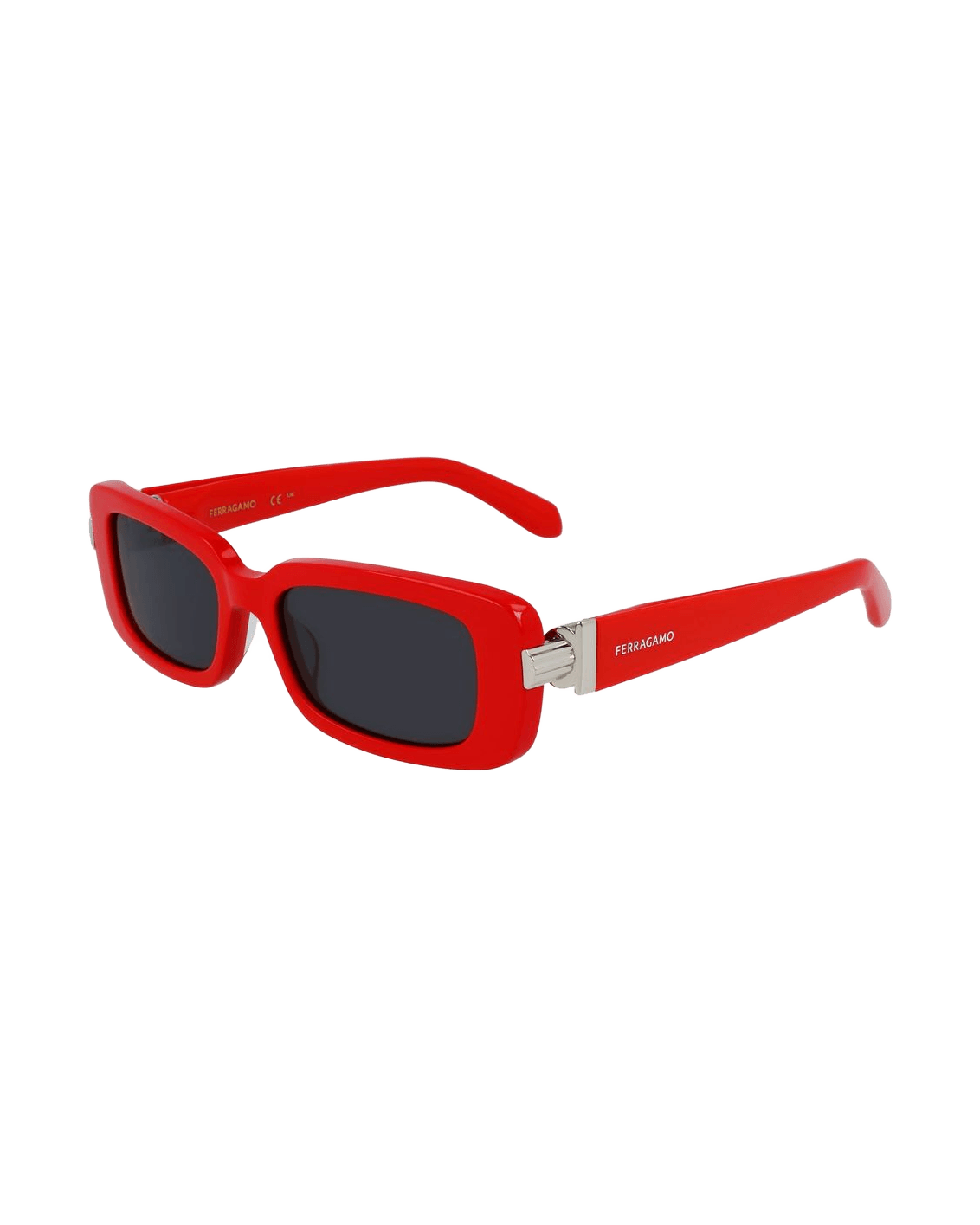 Salvatore Ferragamo Red Acetate Sunglasses Sunglasses