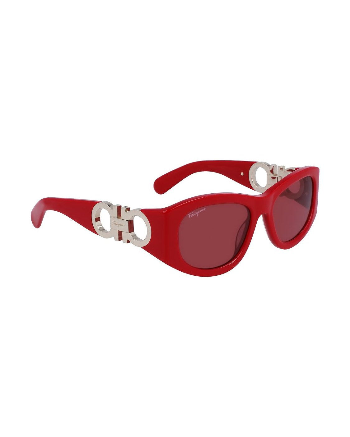 Salvatore Ferragamo Red Acetate Sunglasses Glam Steals