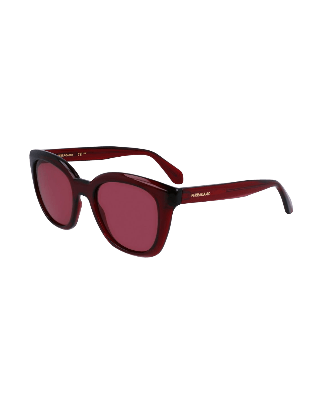 Salvatore Ferragamo Red Injected Sunglasses Sunglasses