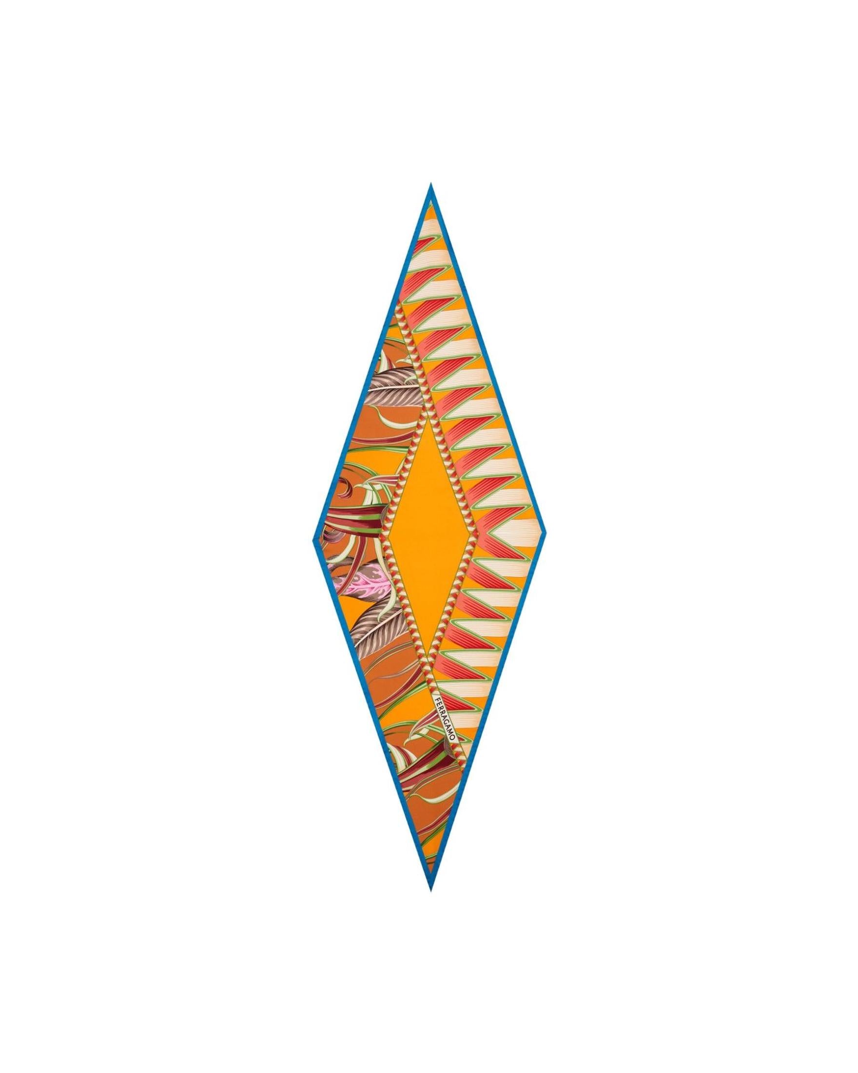 Salvatore Ferragamo Silk Printed Foulard Glam Steals