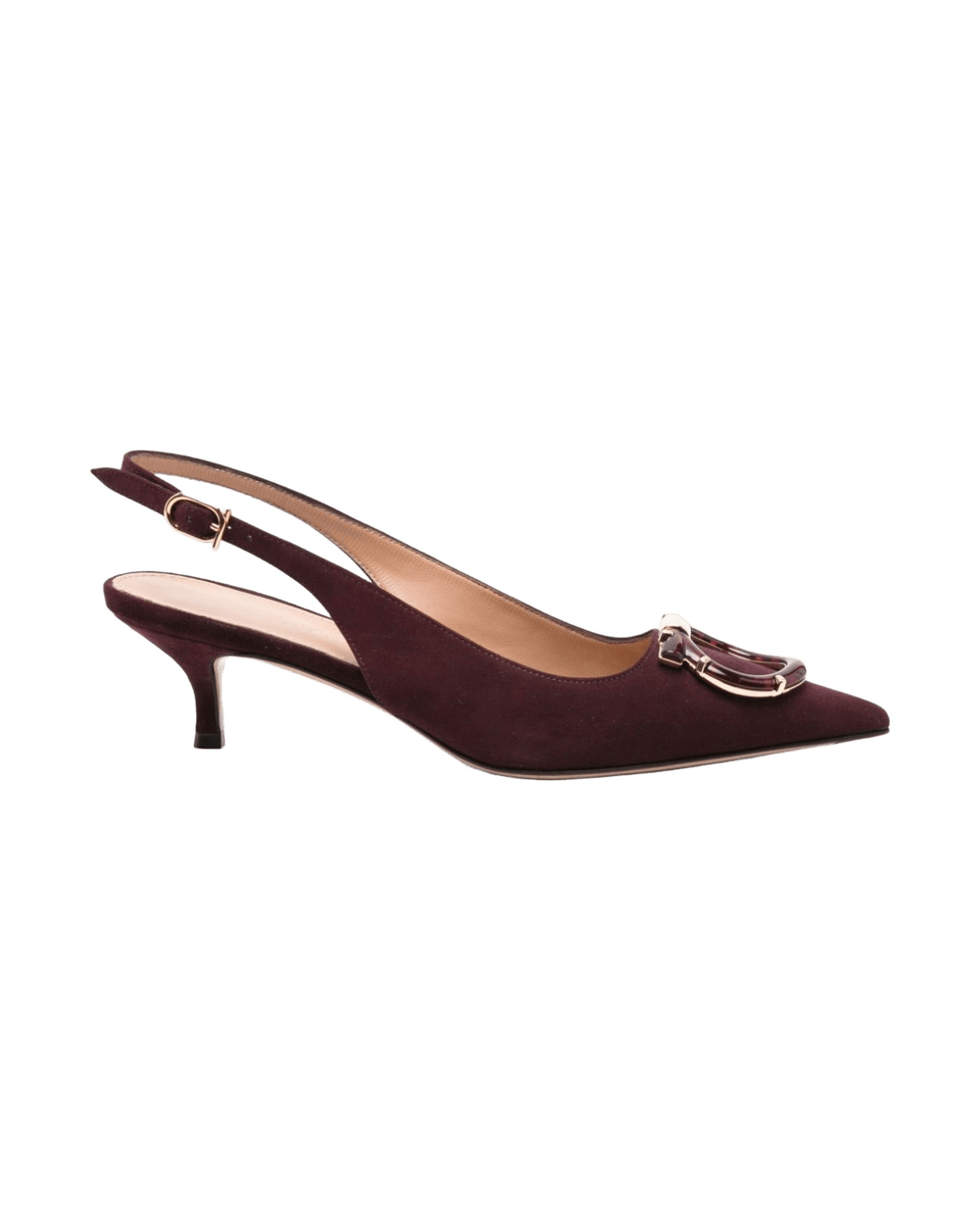 Salvatore Ferragamo With Heel Bordeaux Glam Steals
