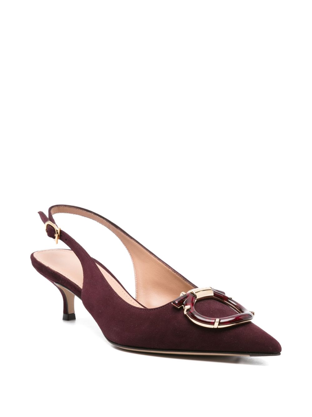 Salvatore Ferragamo with Heel Bordeaux Glam Steals