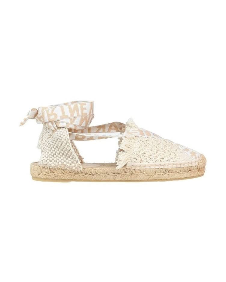 Stella Mccartney Beige Canvas Espadrilles Sandals