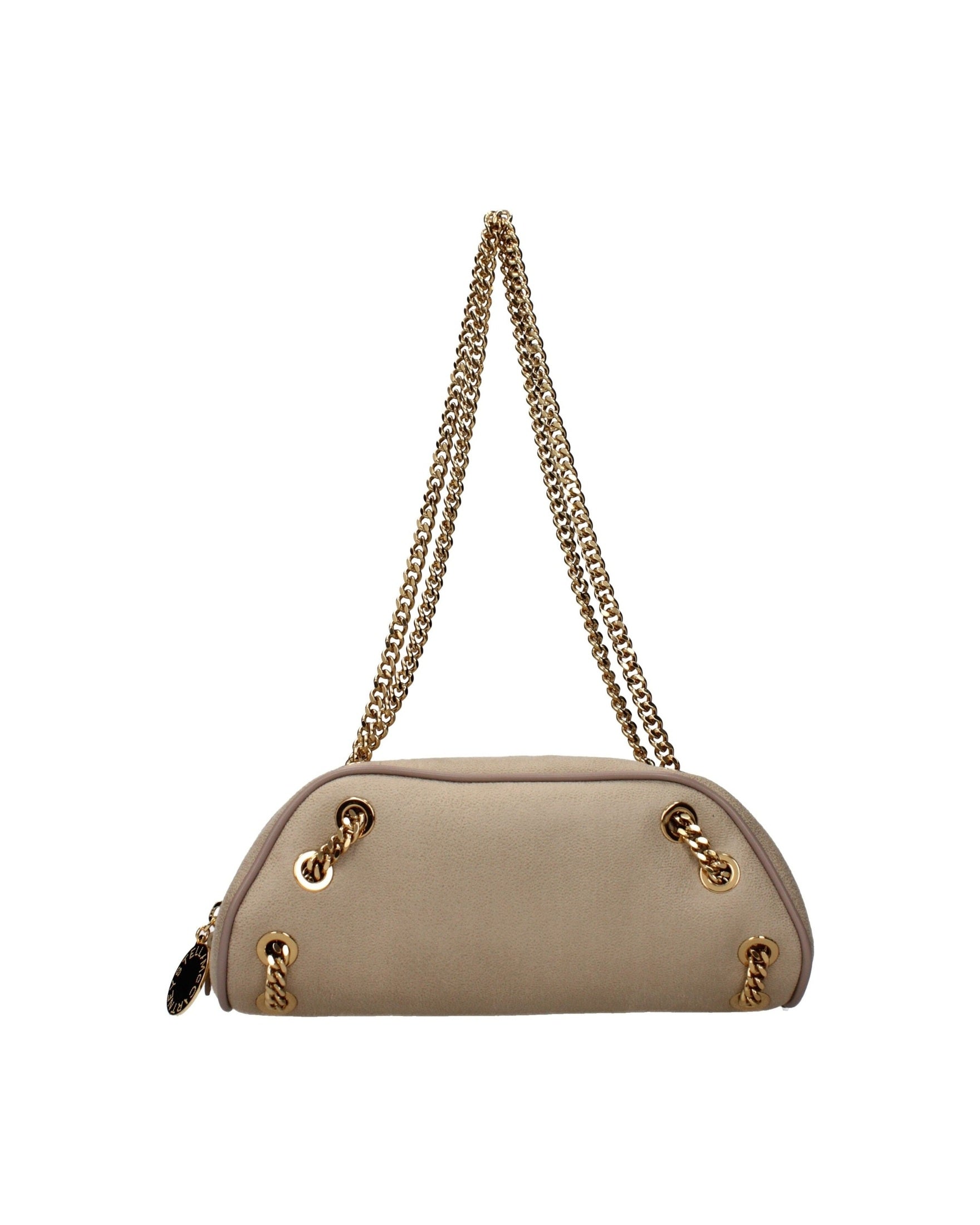 Stella Mccartney Beige Leather Shoulder Bag Glam Steals