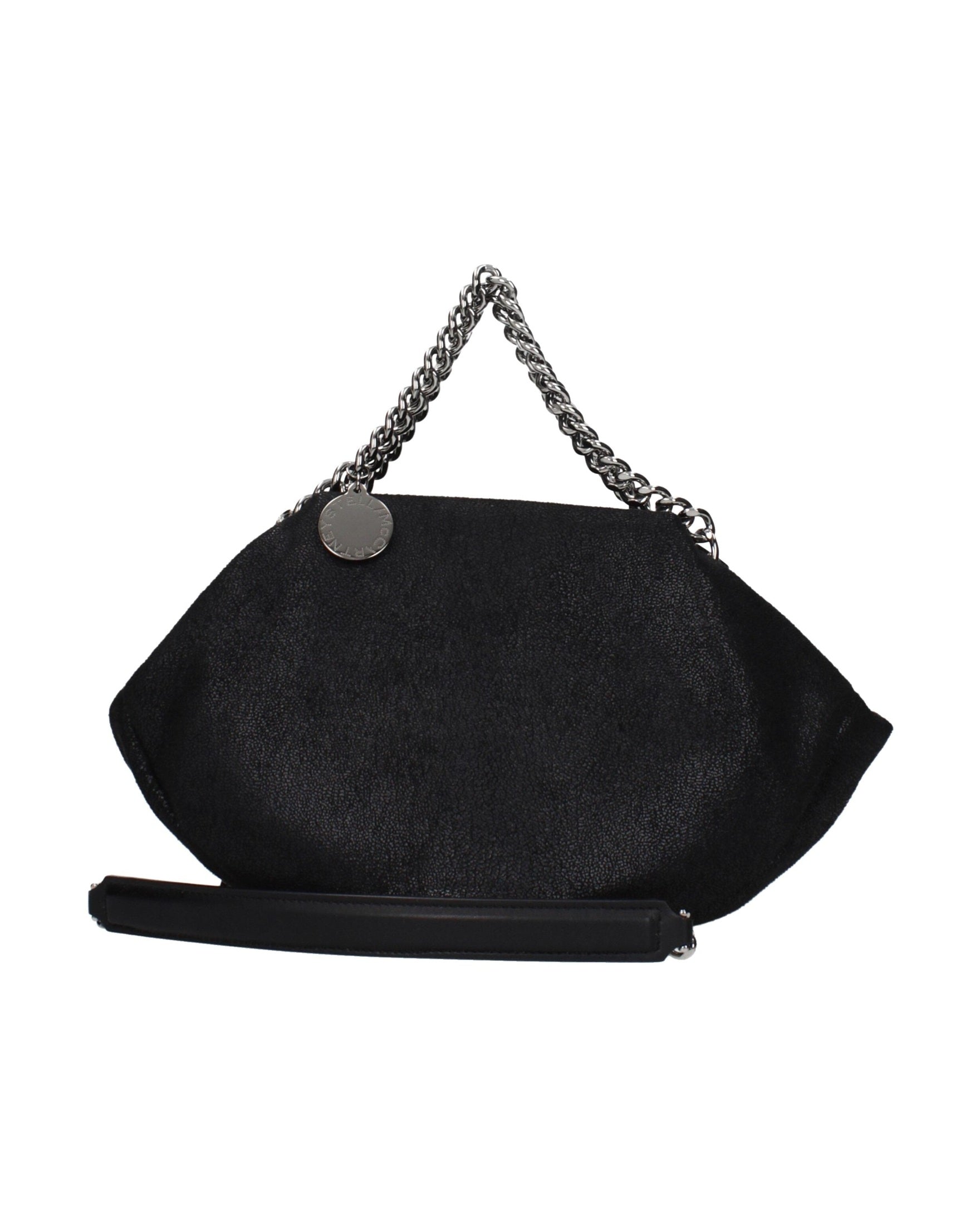 Stella Mccartney Black Leather Handbag Shoulder Bags