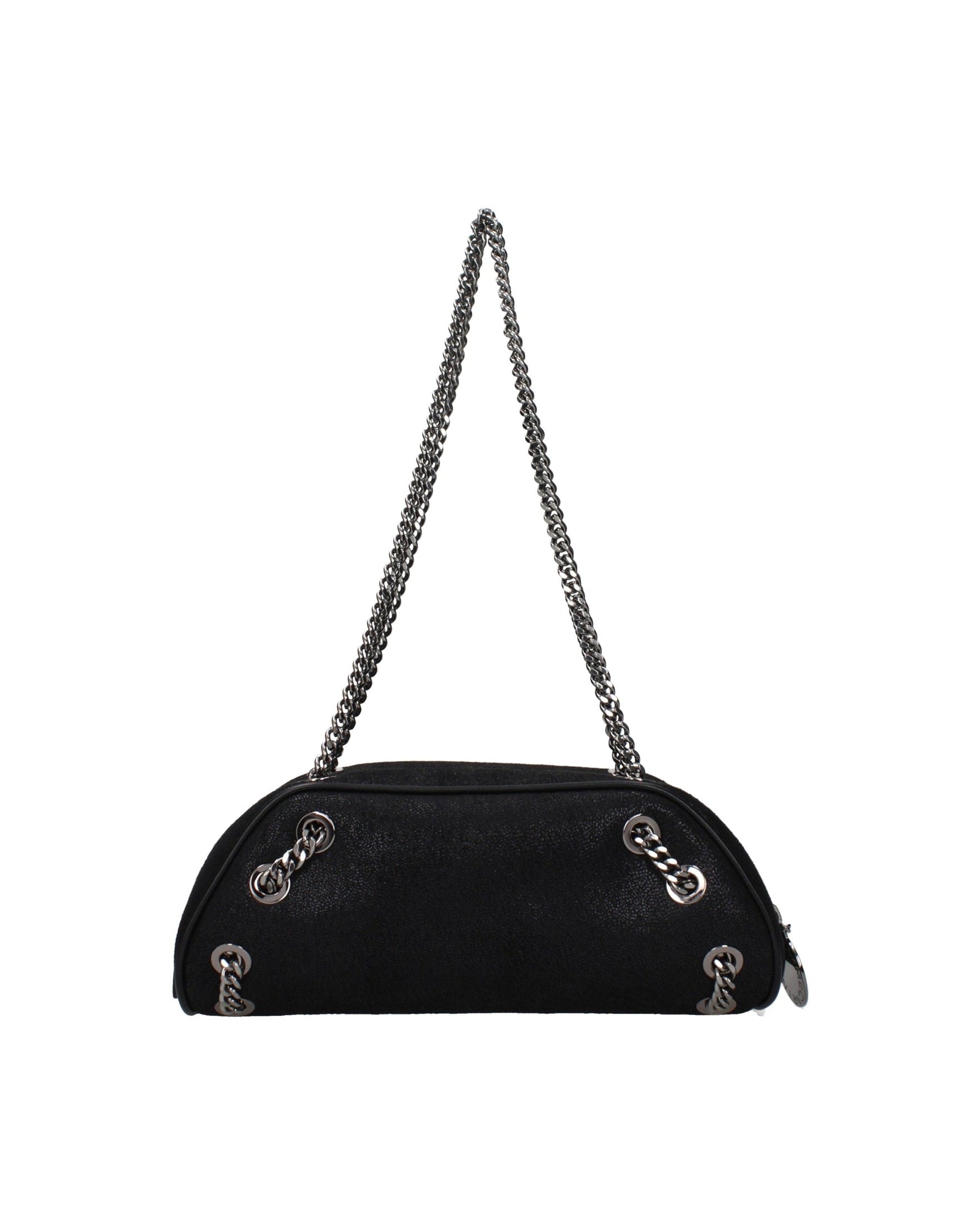 Stella Mccartney Black Leather Shoulder Bag
