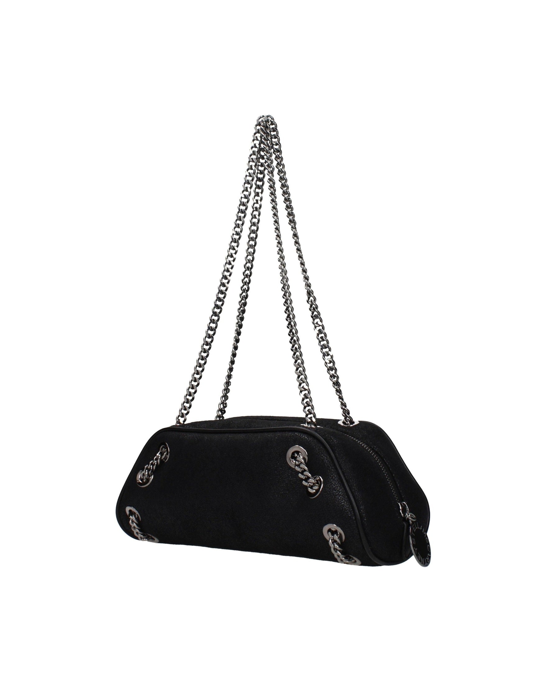 Stella Mccartney Black Leather Shoulder Bag