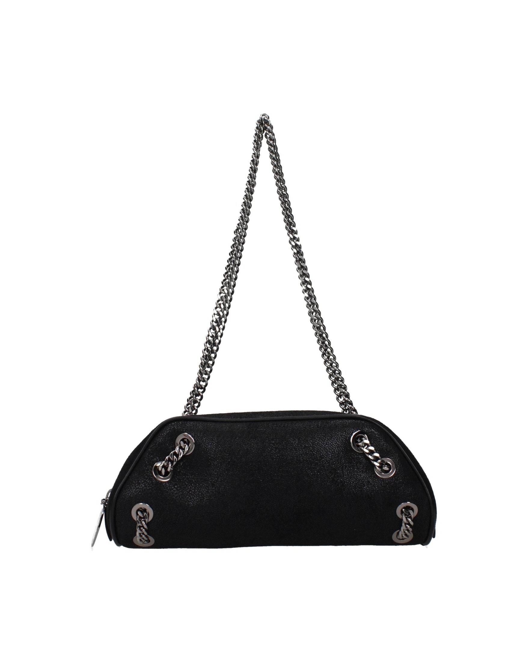 Stella Mccartney Black Leather Shoulder Bag