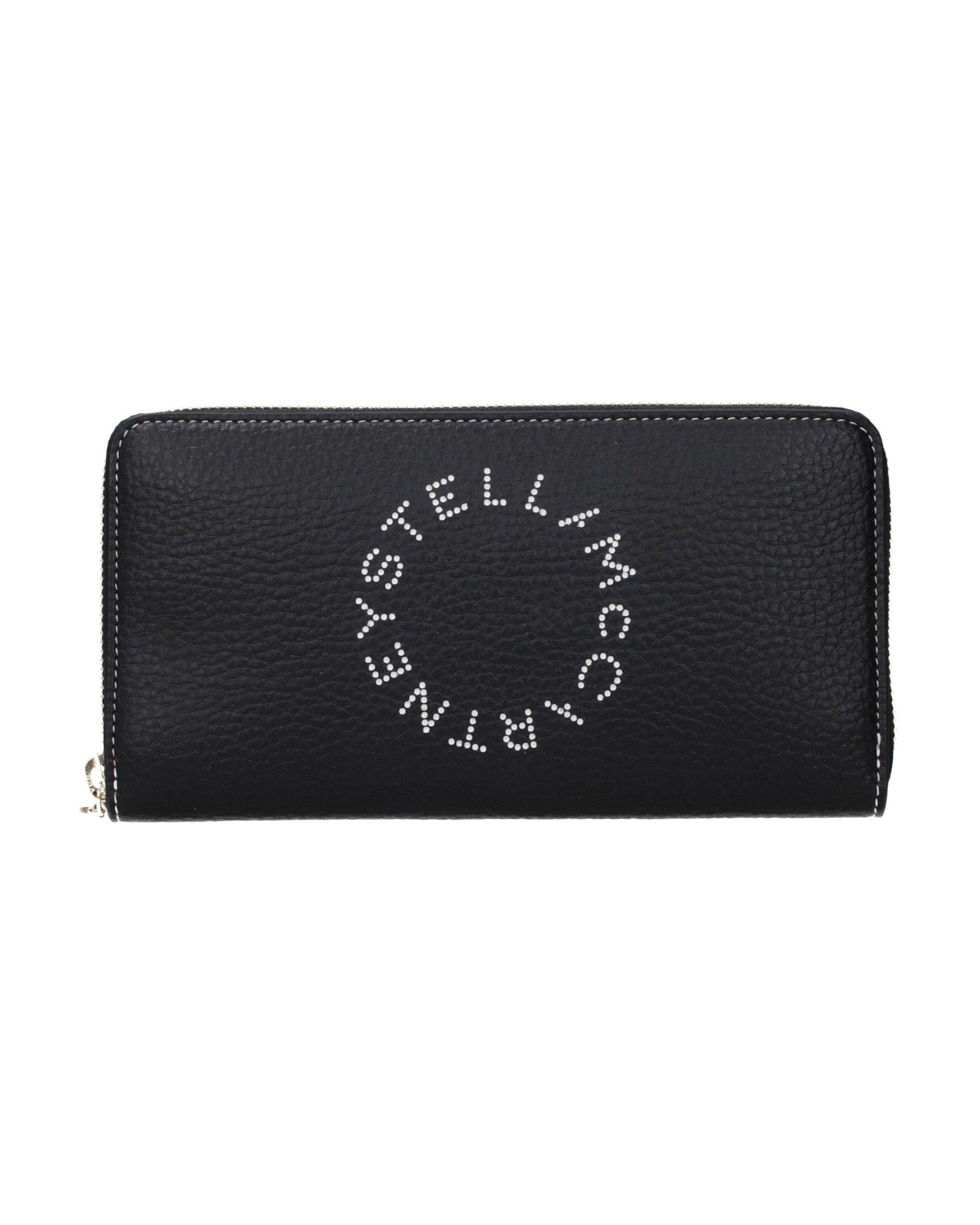 Stella Mccartney Black Leather Wallet