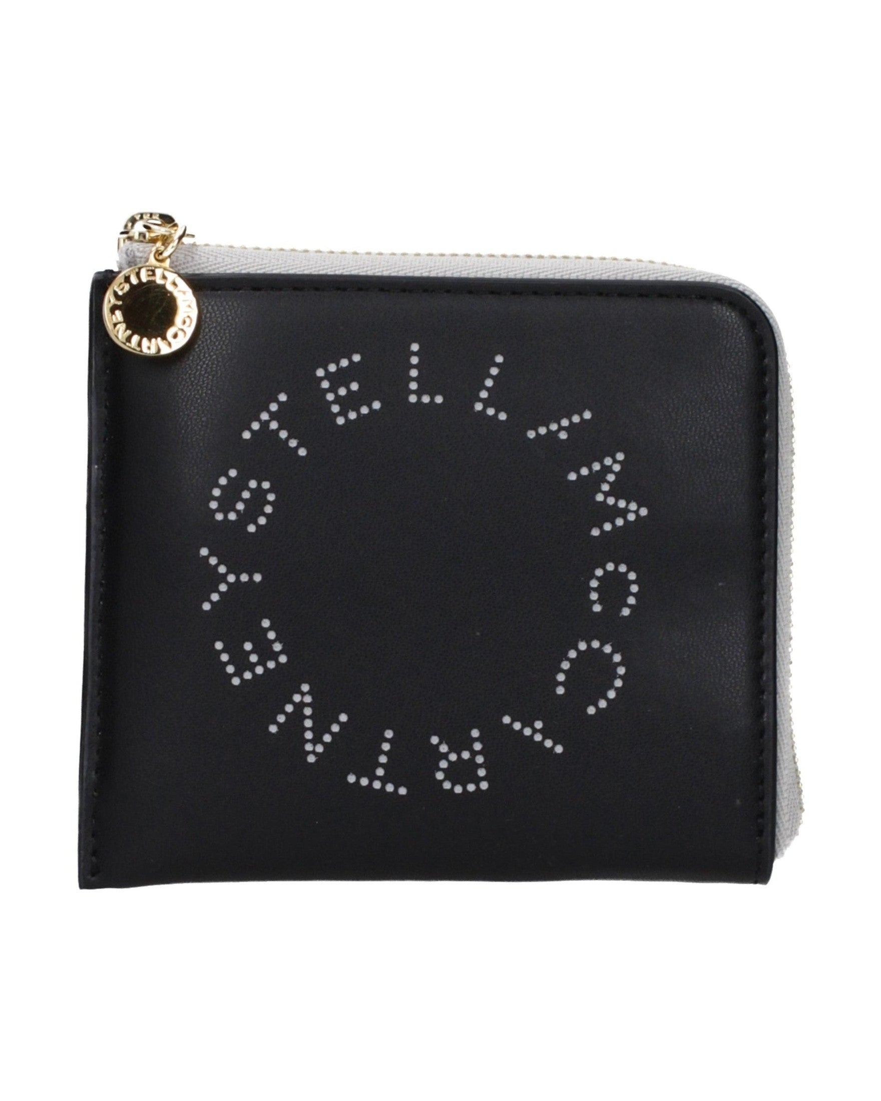 Stella Mccartney Black Leather Wallet Glam Steals
