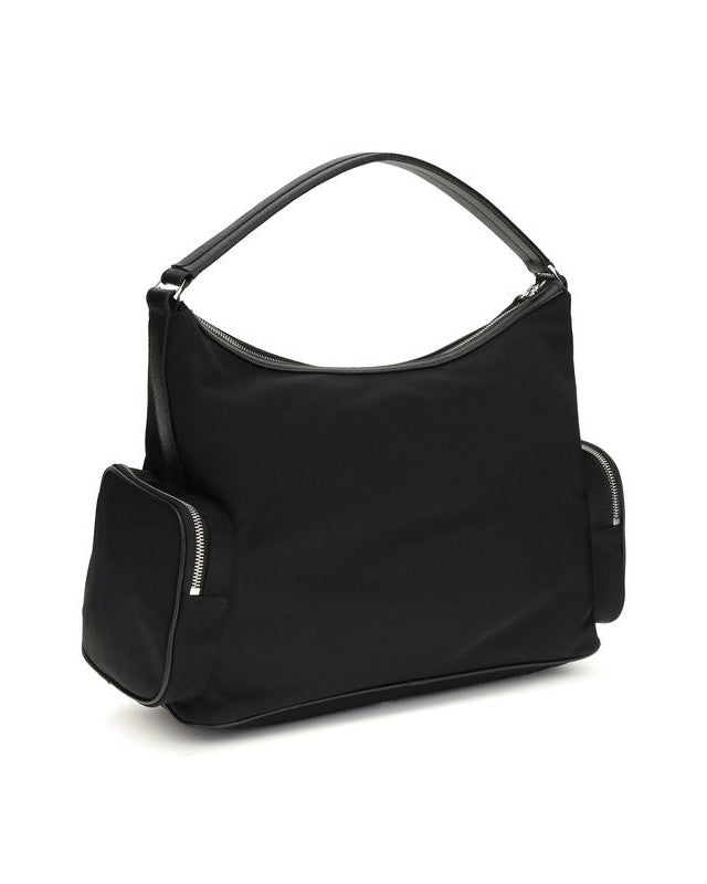 Stella Mccartney Black Nylon Shoulder Bag Shoulder Bags