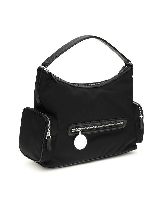 Stella Mccartney Black Nylon Shoulder Bag Shoulder Bags