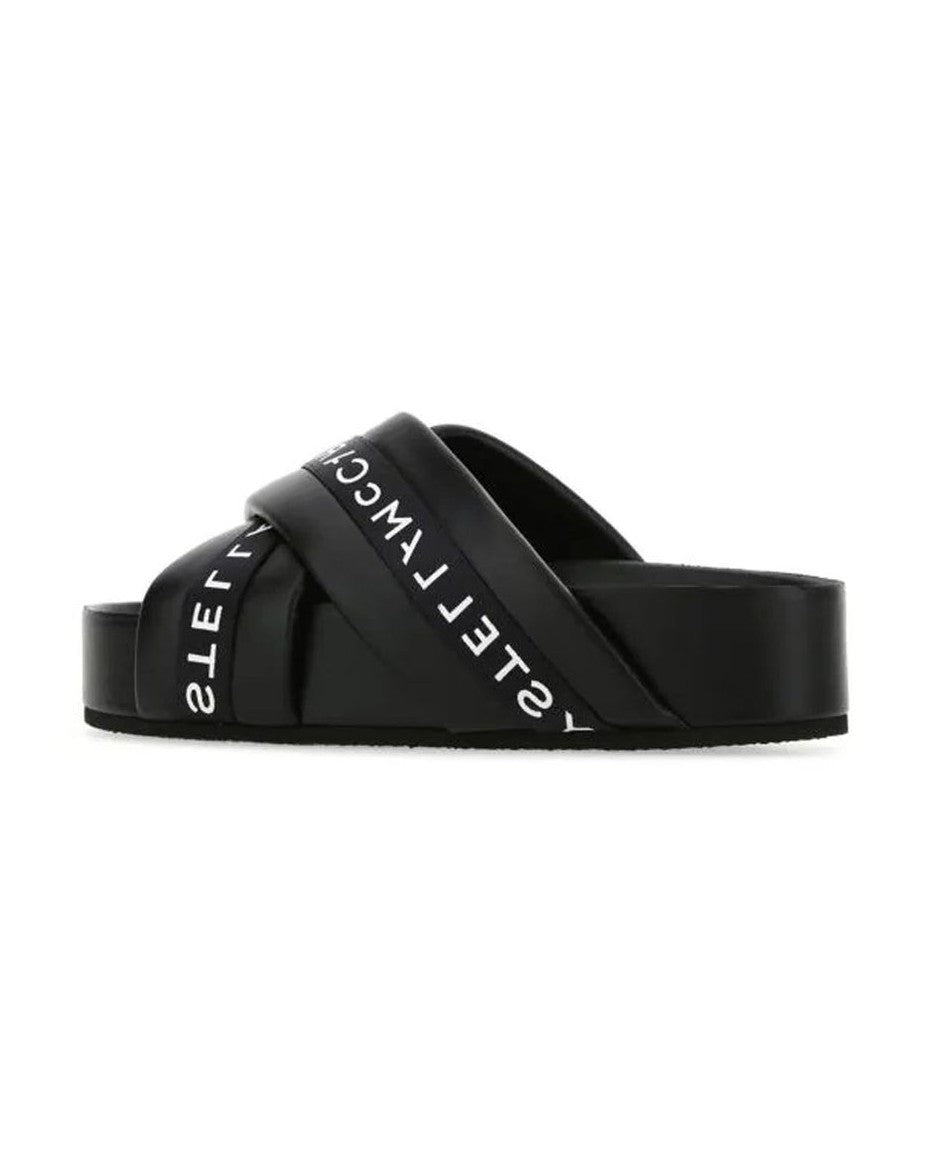Stella Mccartney Black Polyethylene Slippers Glam Steals