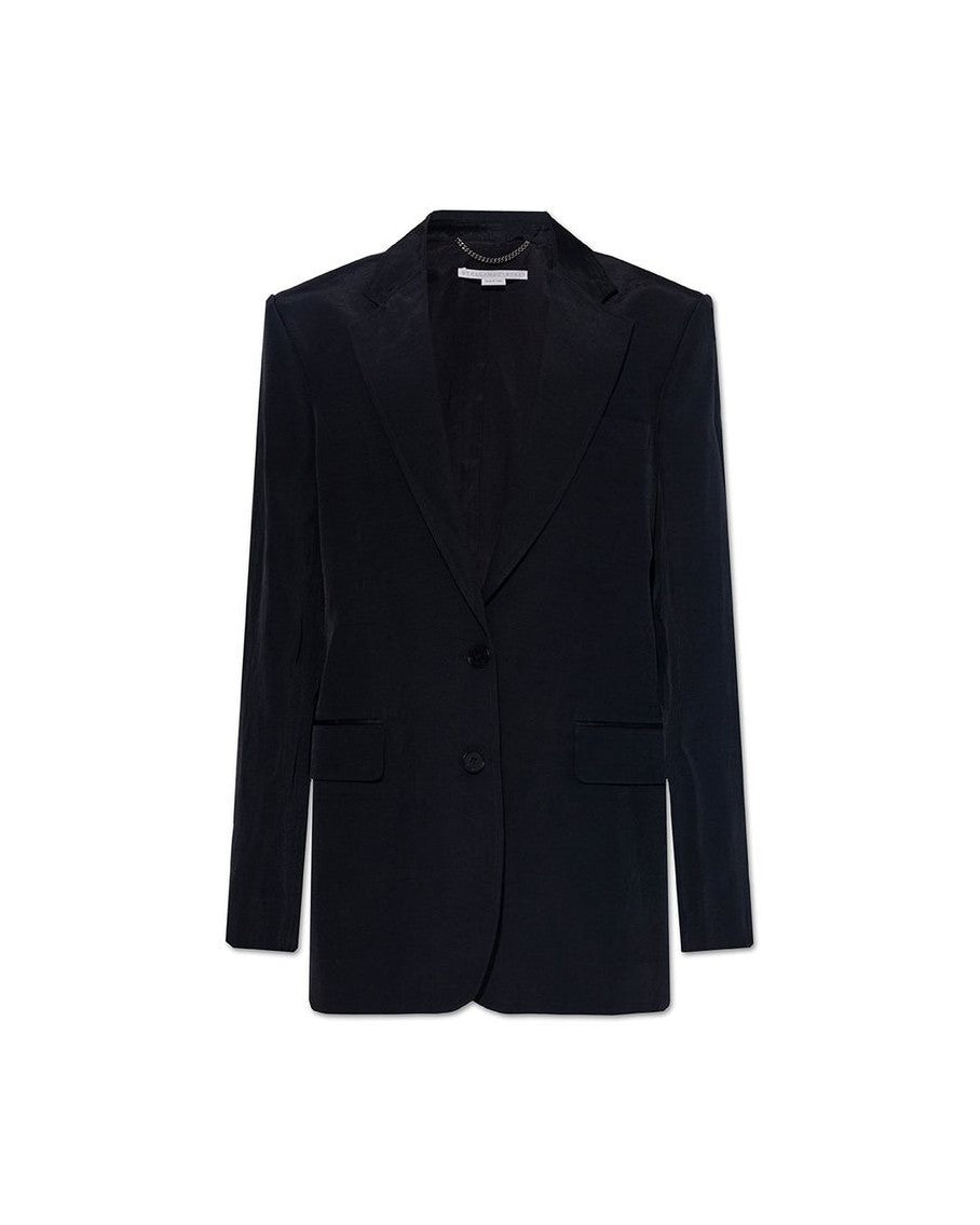 Stella Mccartney Black Viscose Blazer Coats & Jackets