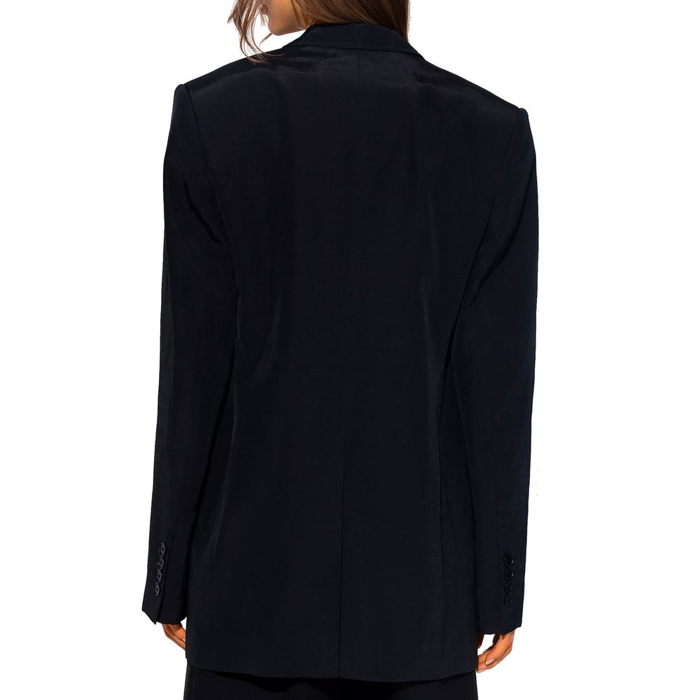 Stella Mccartney Black Viscose Blazer Glam Steals