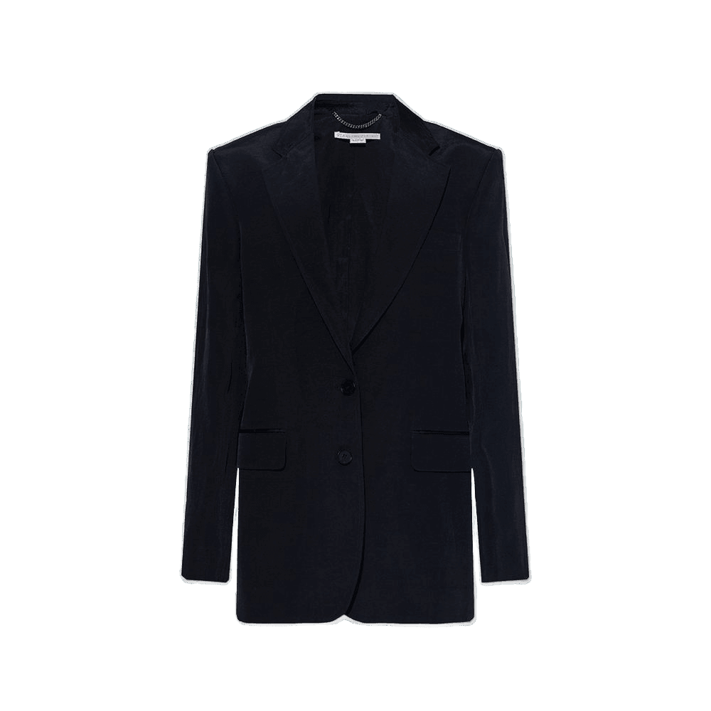 Stella Mccartney Black Viscose Jacket Glam Steals