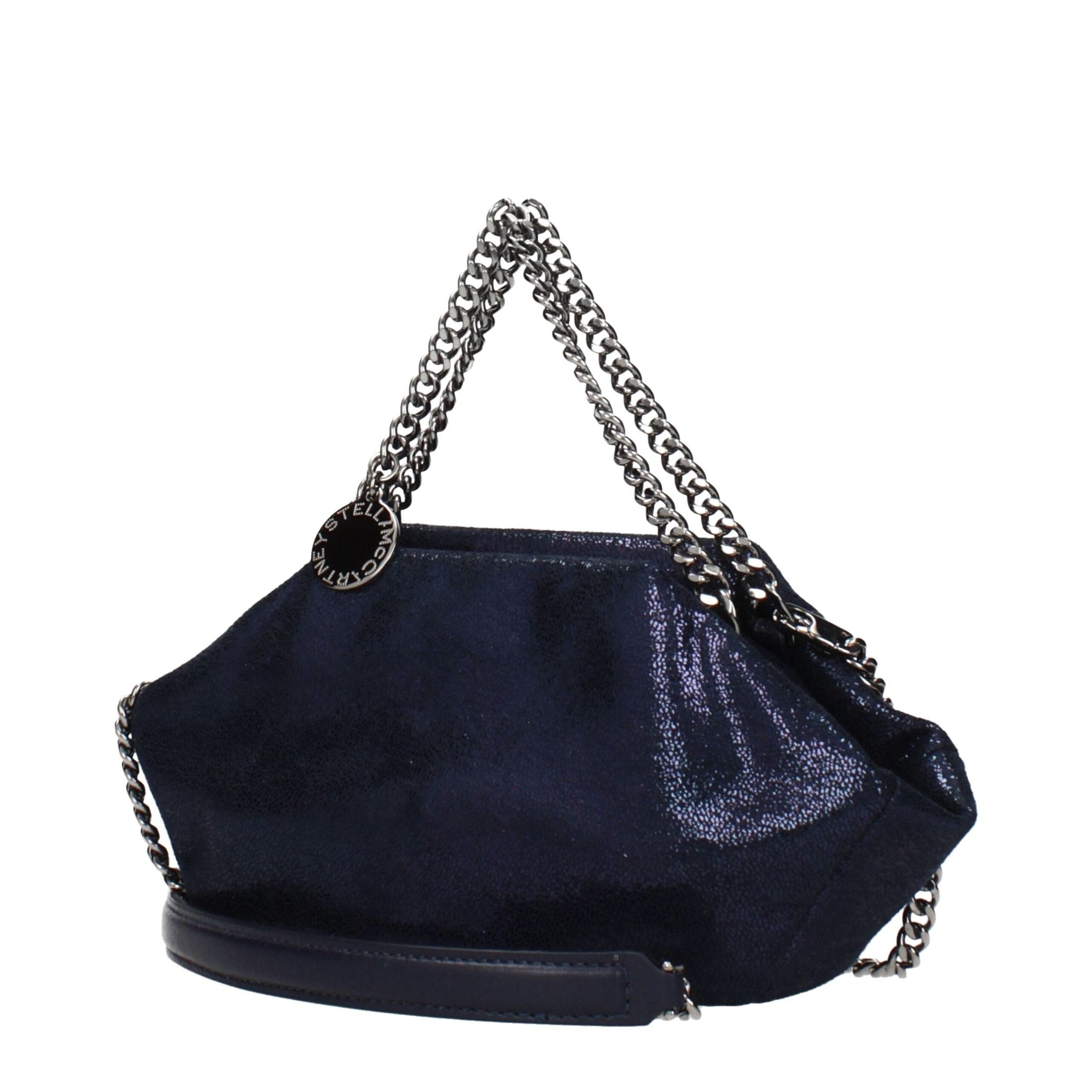 Stella Mccartney Blue Leather Handbag Shoulder Bags