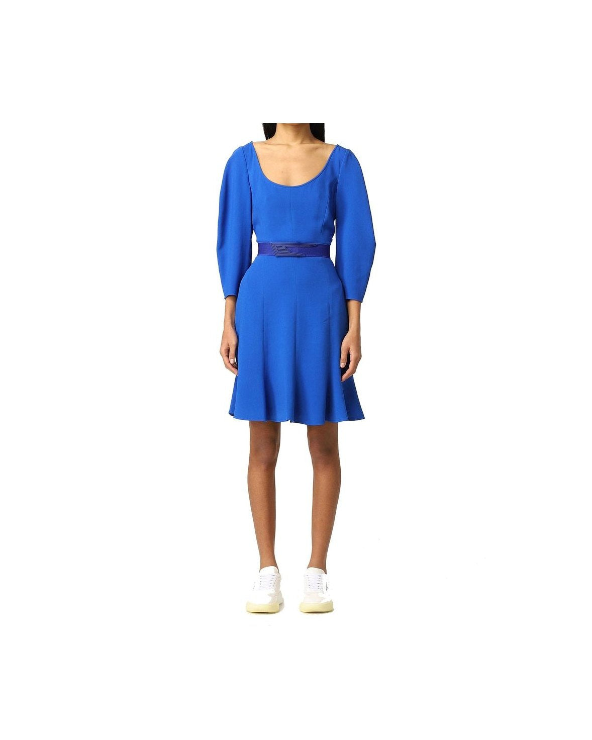 Stella Mccartney Blue Viscose Dress Glam Steals