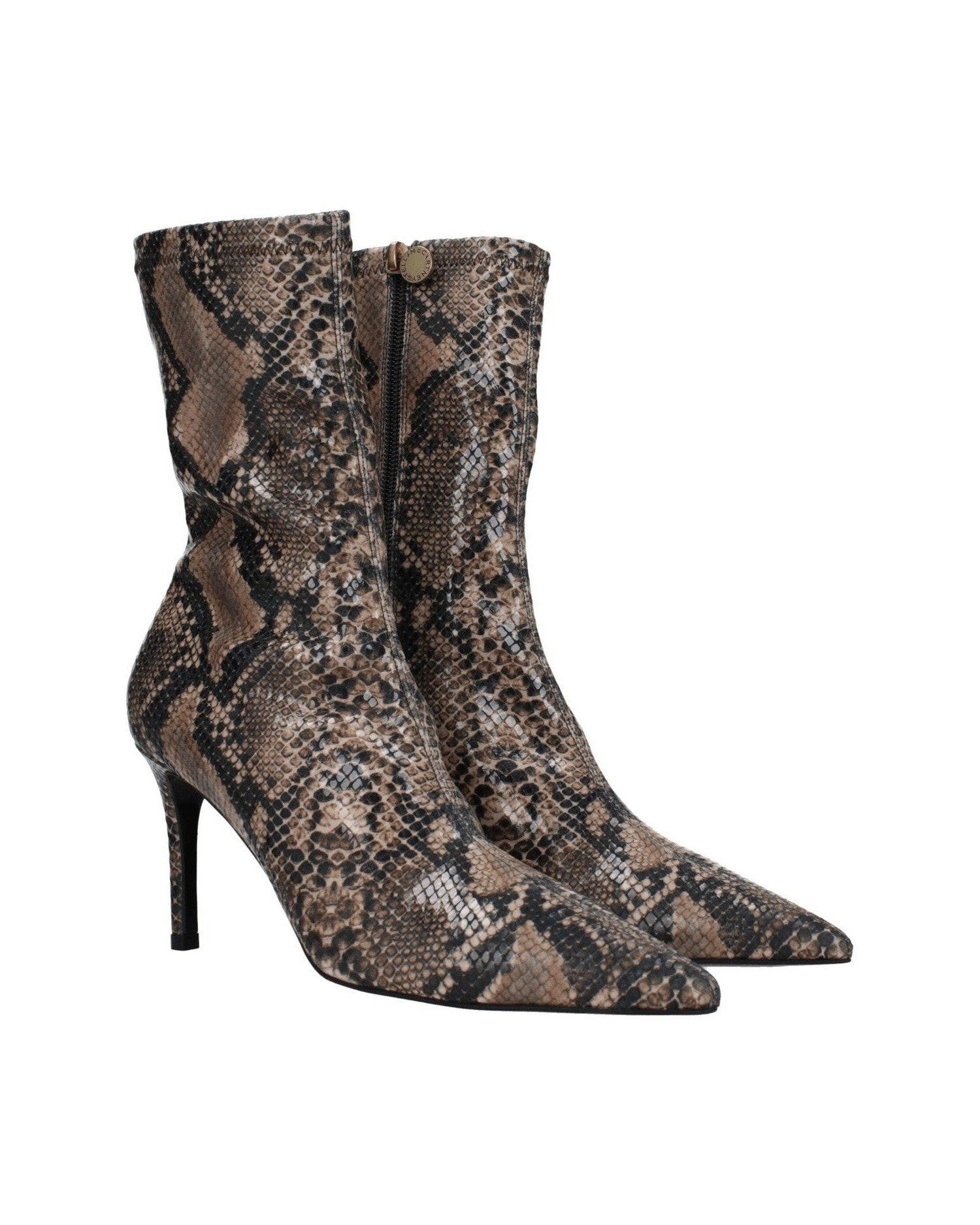 Stella Mccartney Brown Leather Ankle Boots Glam Steals