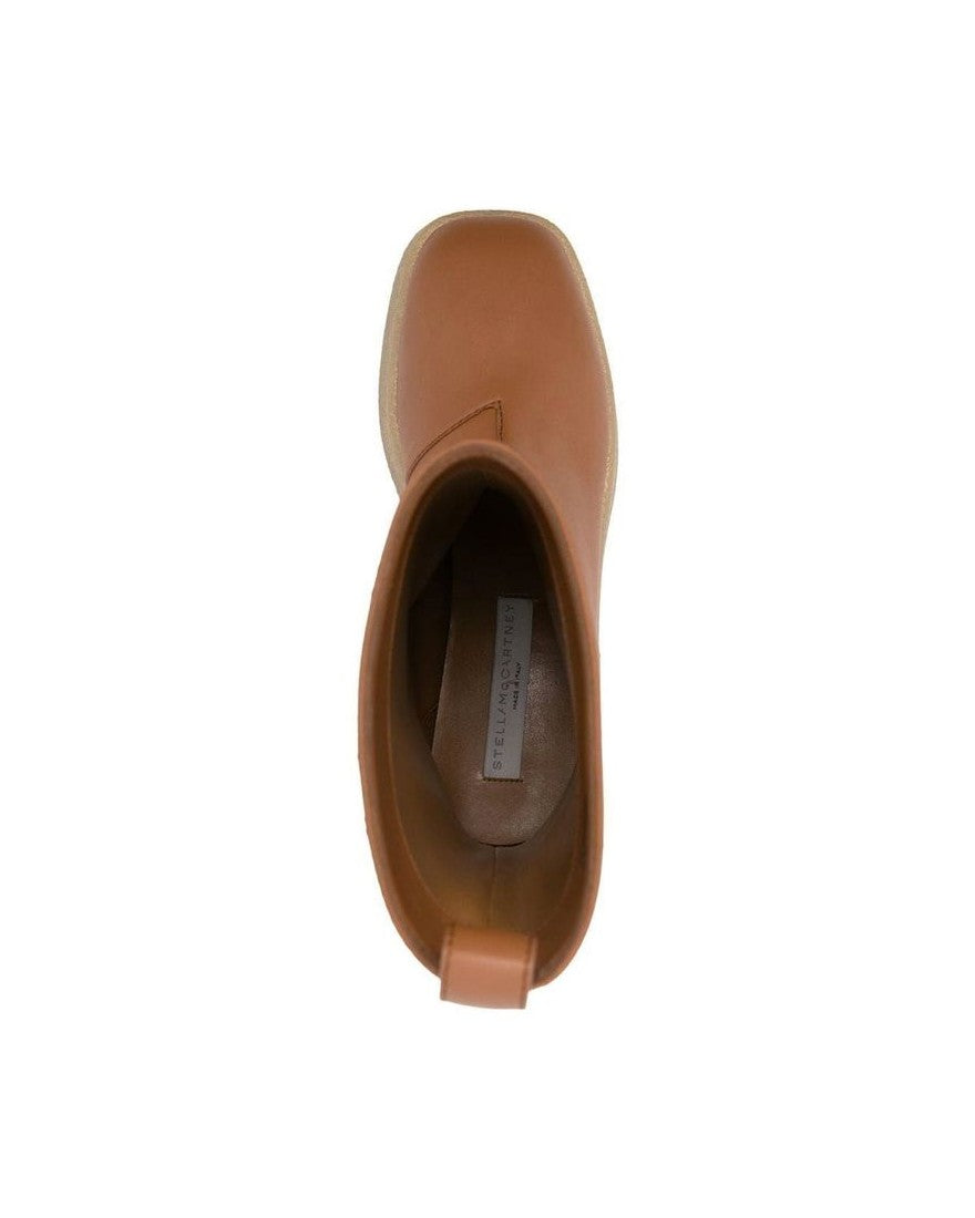 Stella Mccartney Brown Polyethylene Rain Boots Glam Steals