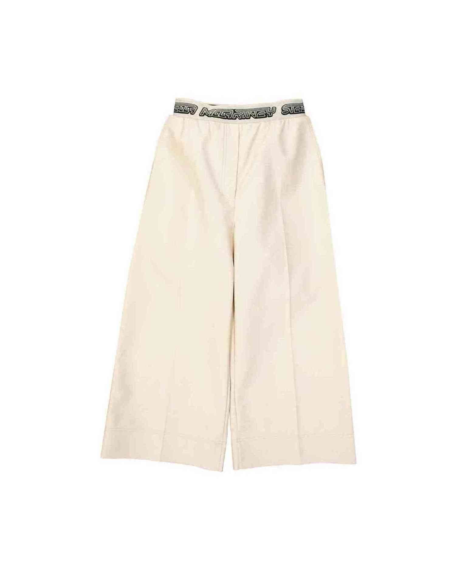 Stella Mccartney Cropped Logo Pant Glam Steals