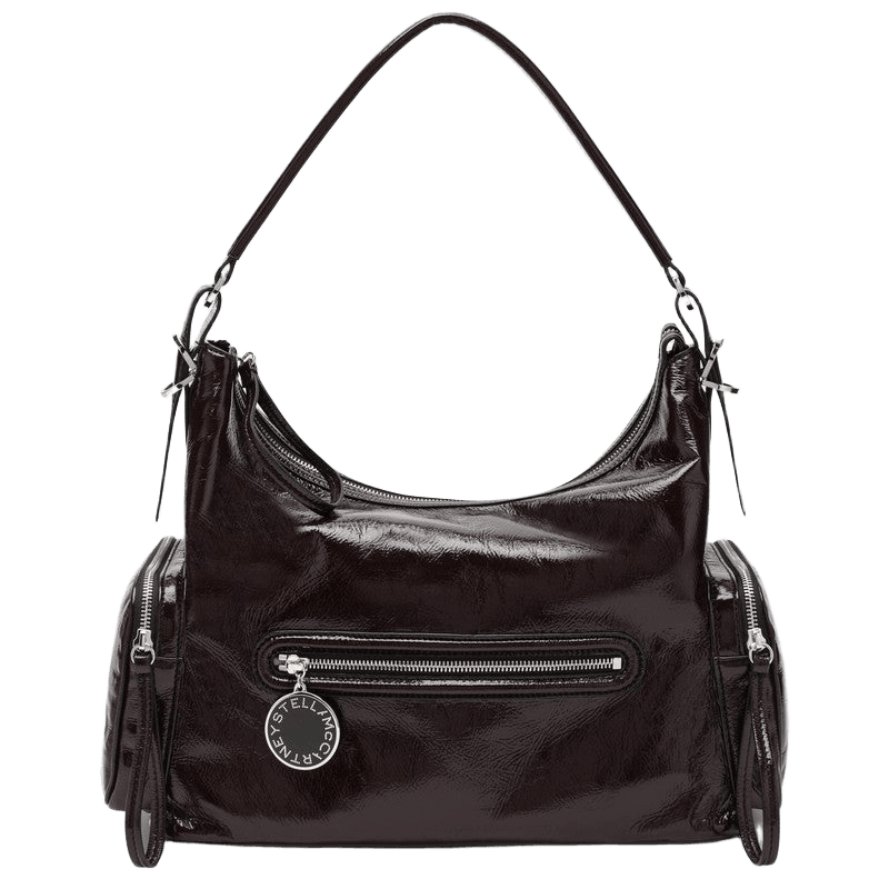 Stella Mccartney Dartmoor Shoulder Bag in Eggplant Color Glam Steals