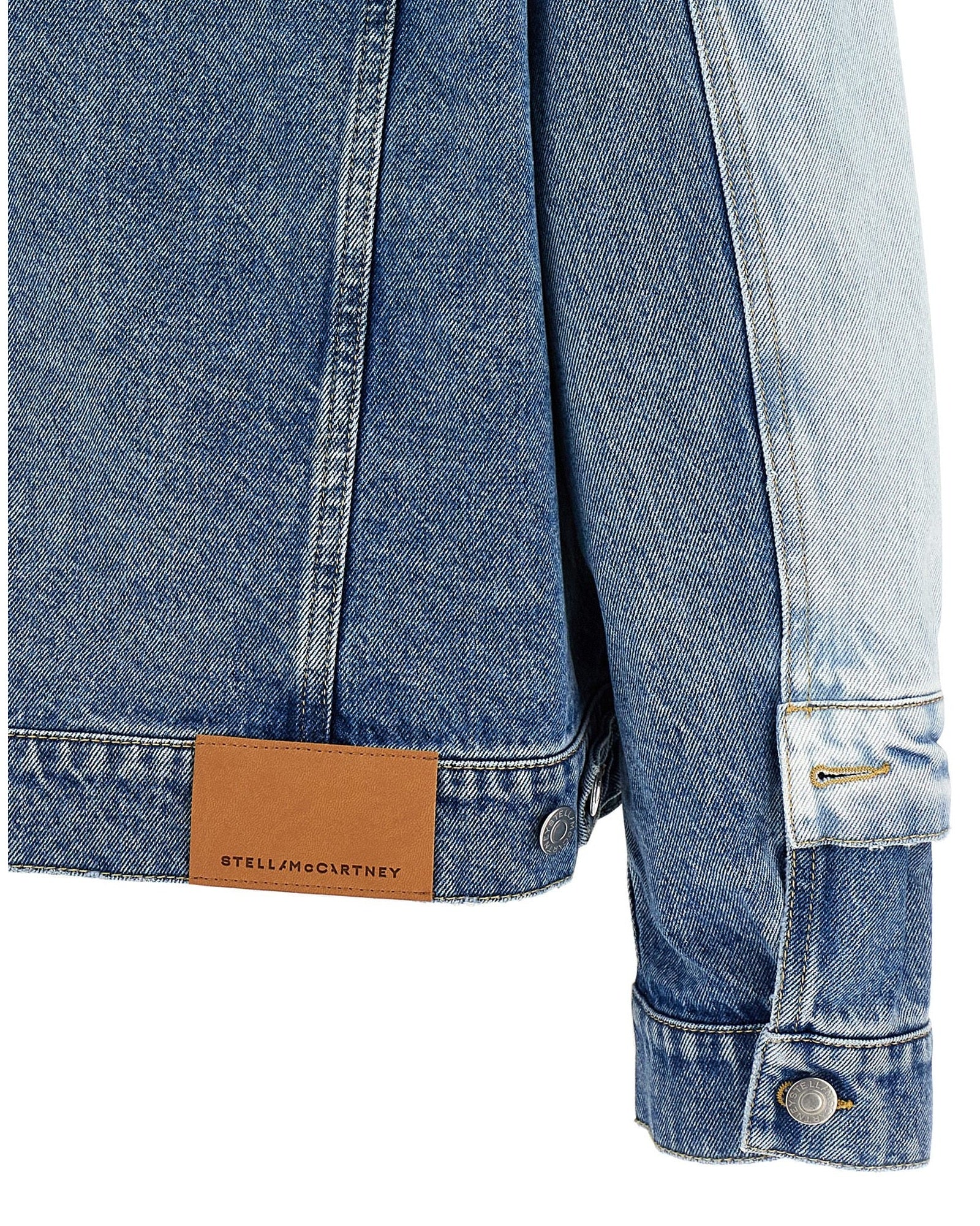 Stella Mccartney Denim Layered Jacket Glam Steals