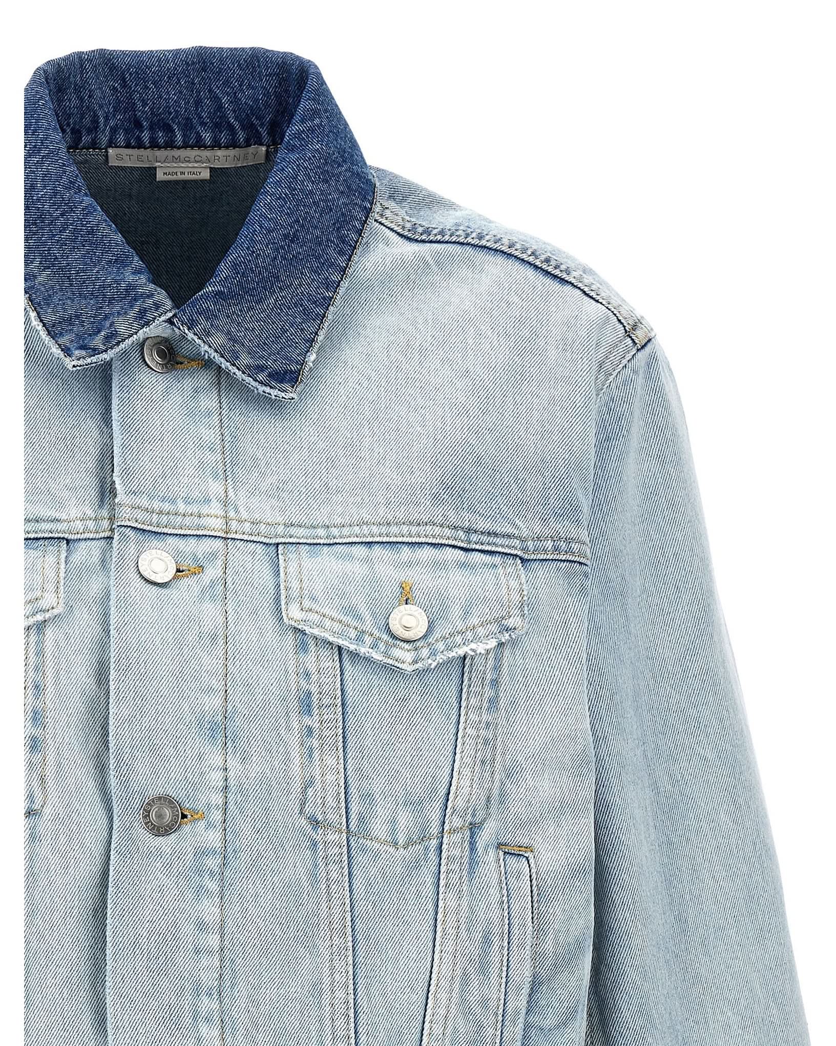 Stella Mccartney Denim Layered Jacket Glam Steals
